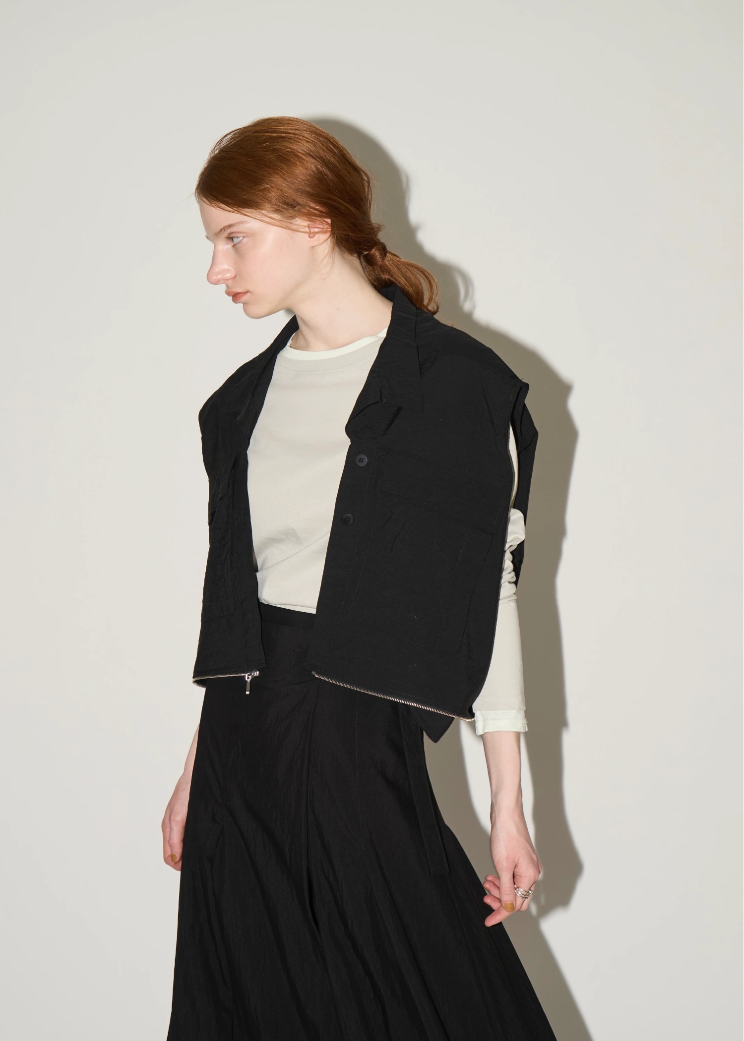 upend 2way french sleeve tops