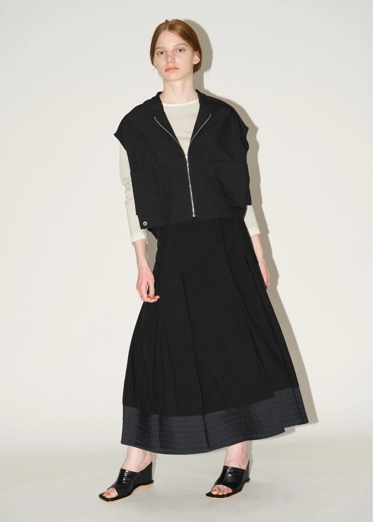 upend 2way french sleeve tops