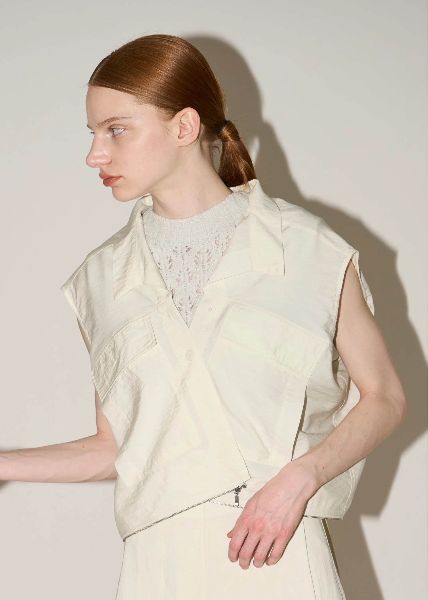 upend 2way french sleeve tops