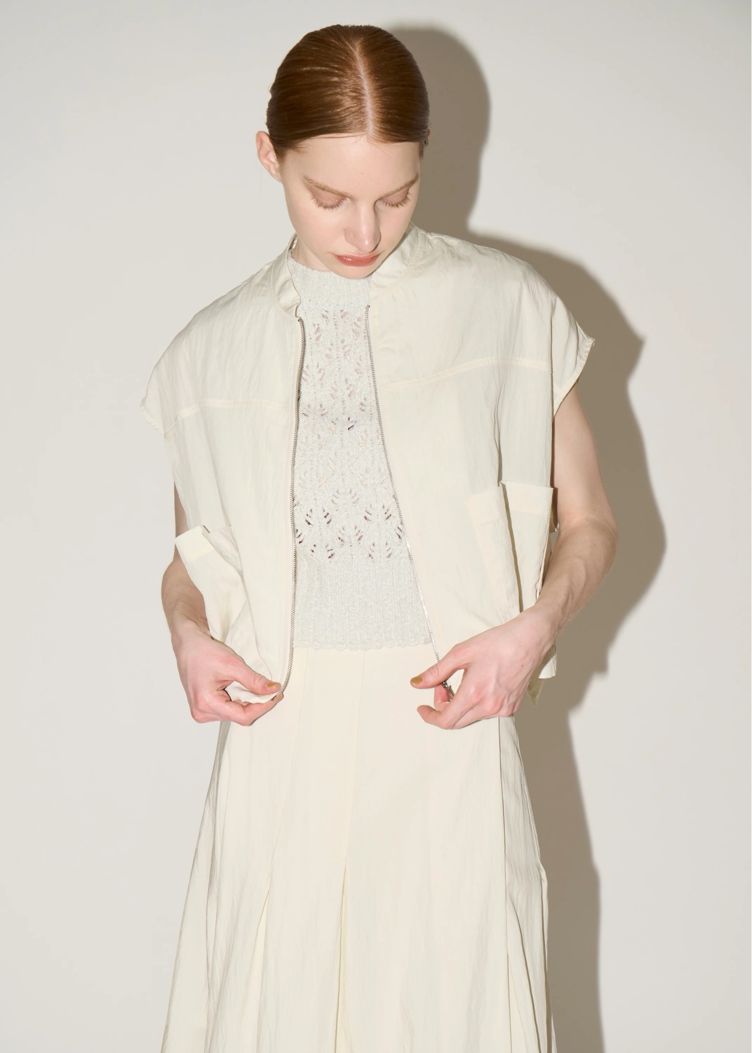 upend 2way french sleeve tops