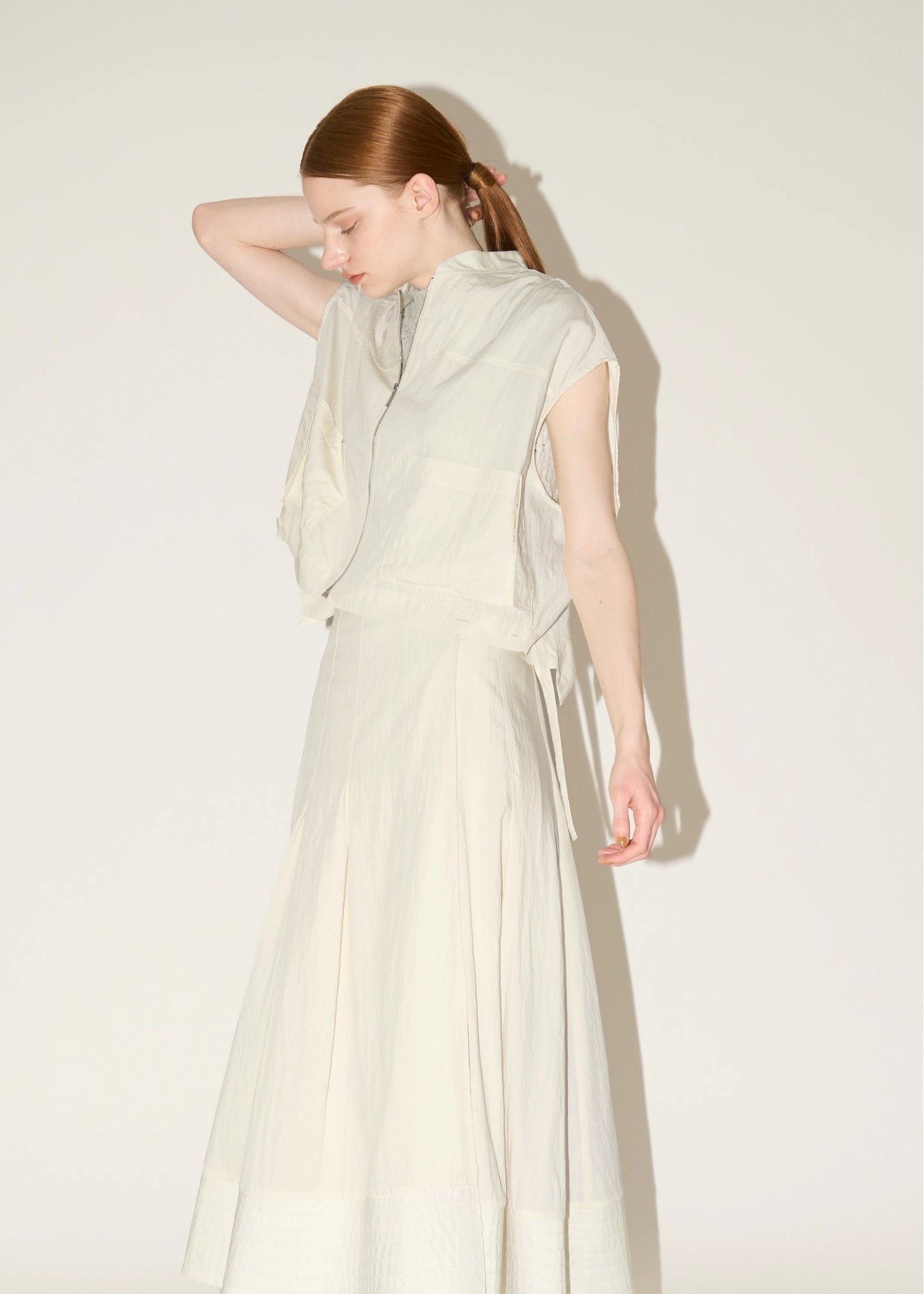 upend 2way french sleeve tops