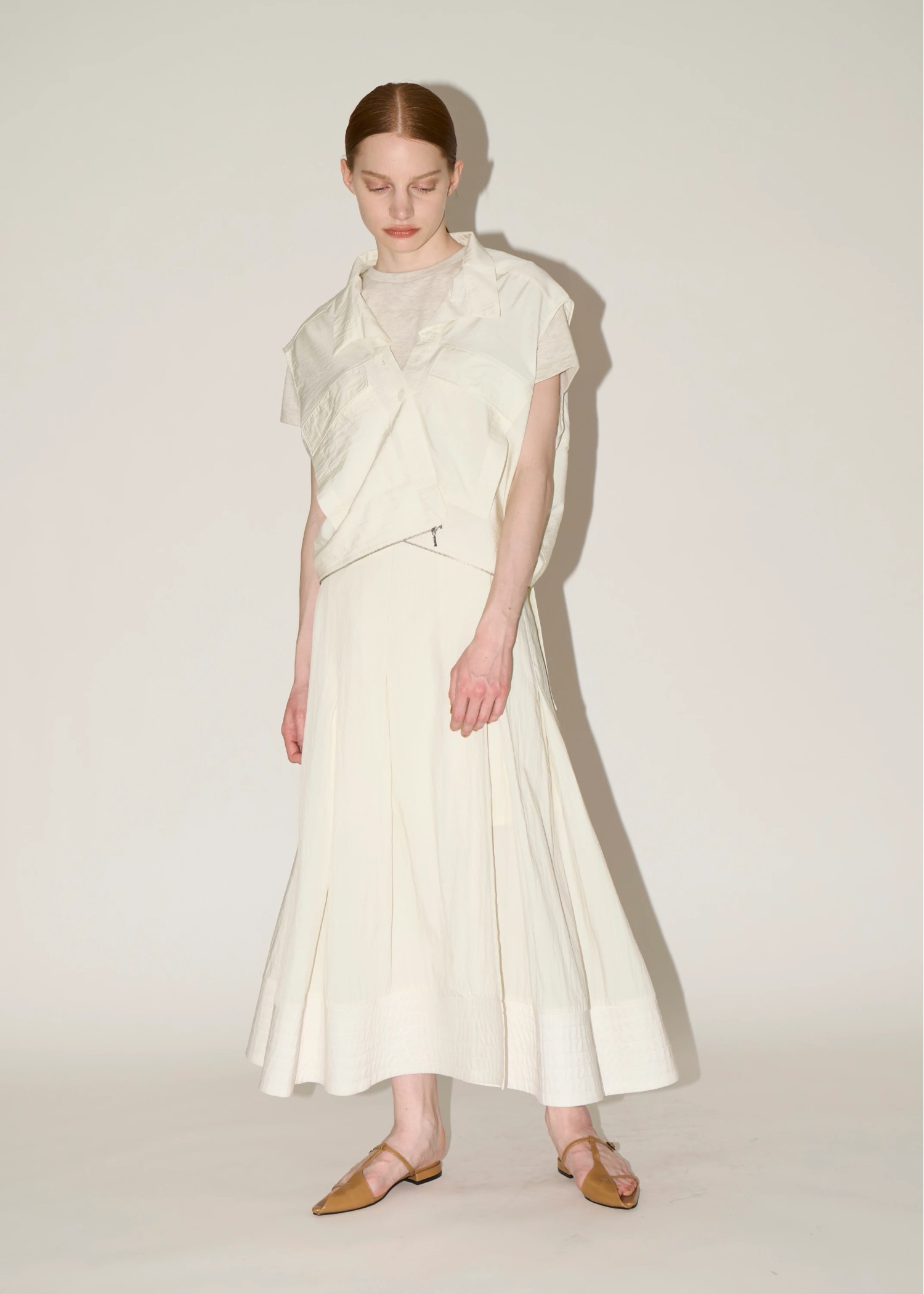 upend 2way french sleeve tops