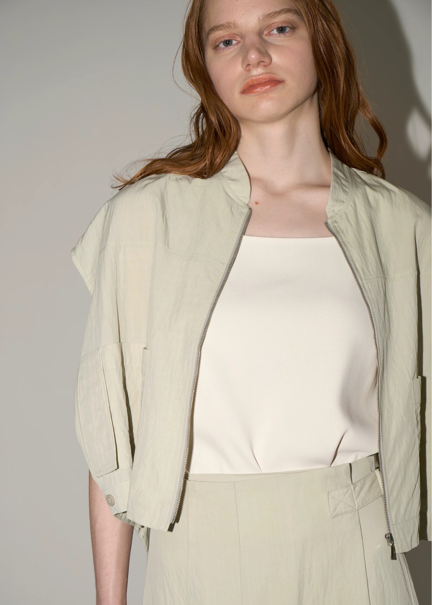 upend 2way french sleeve tops