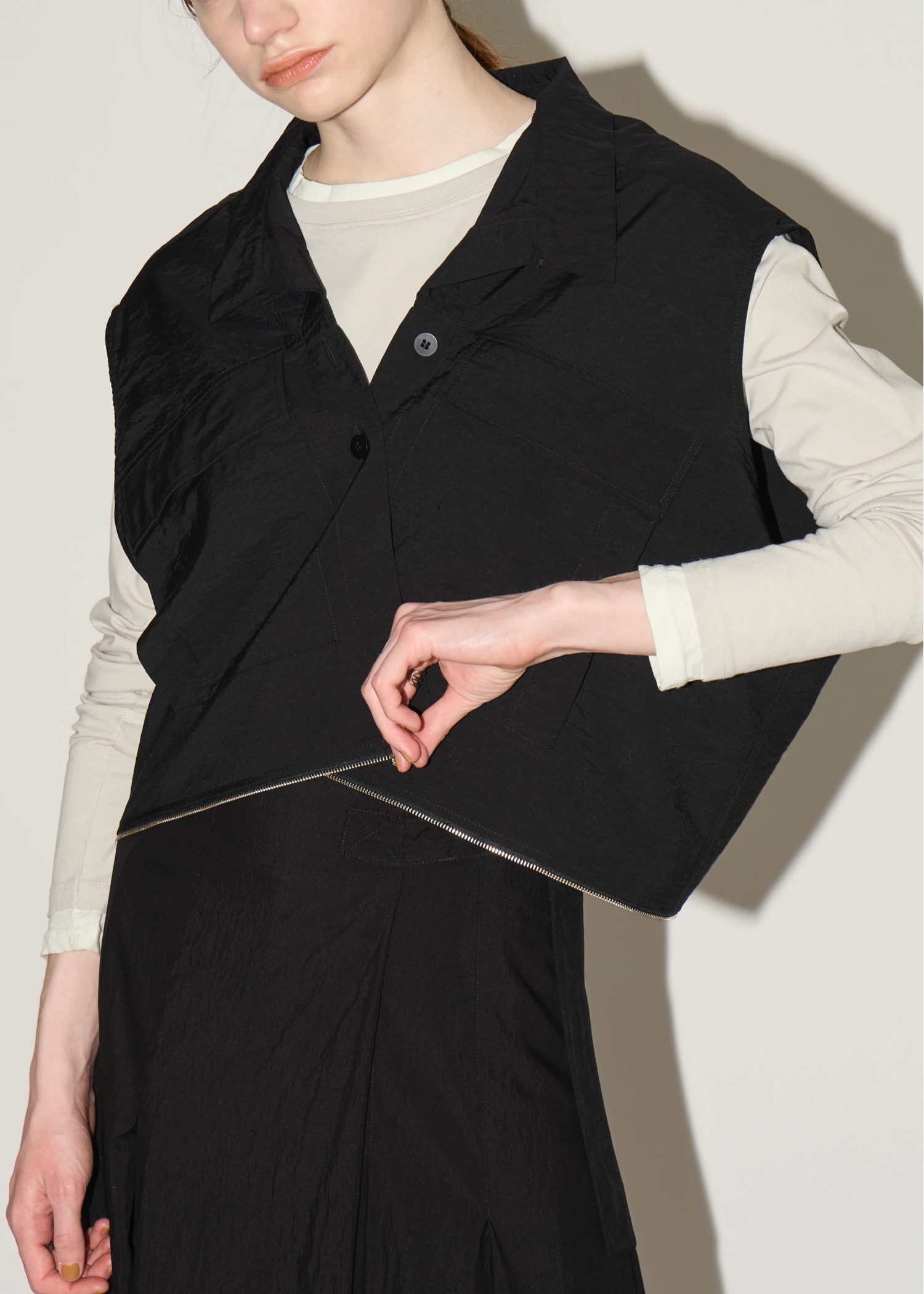 upend 2way french sleeve tops