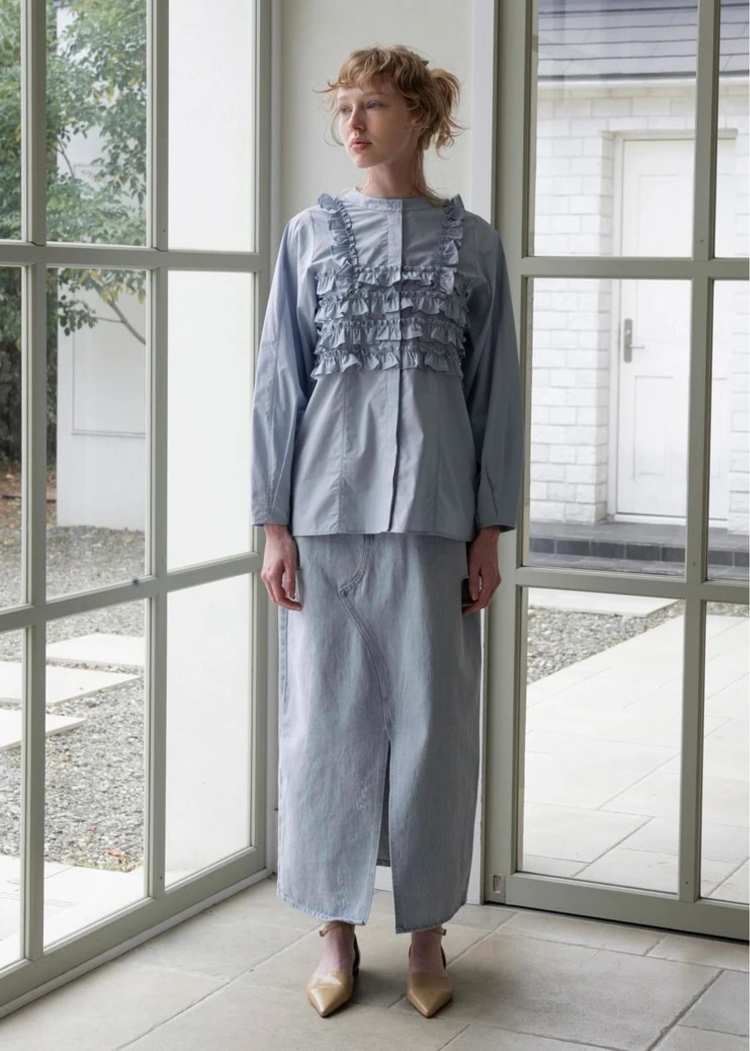 frill bustier layered like SH