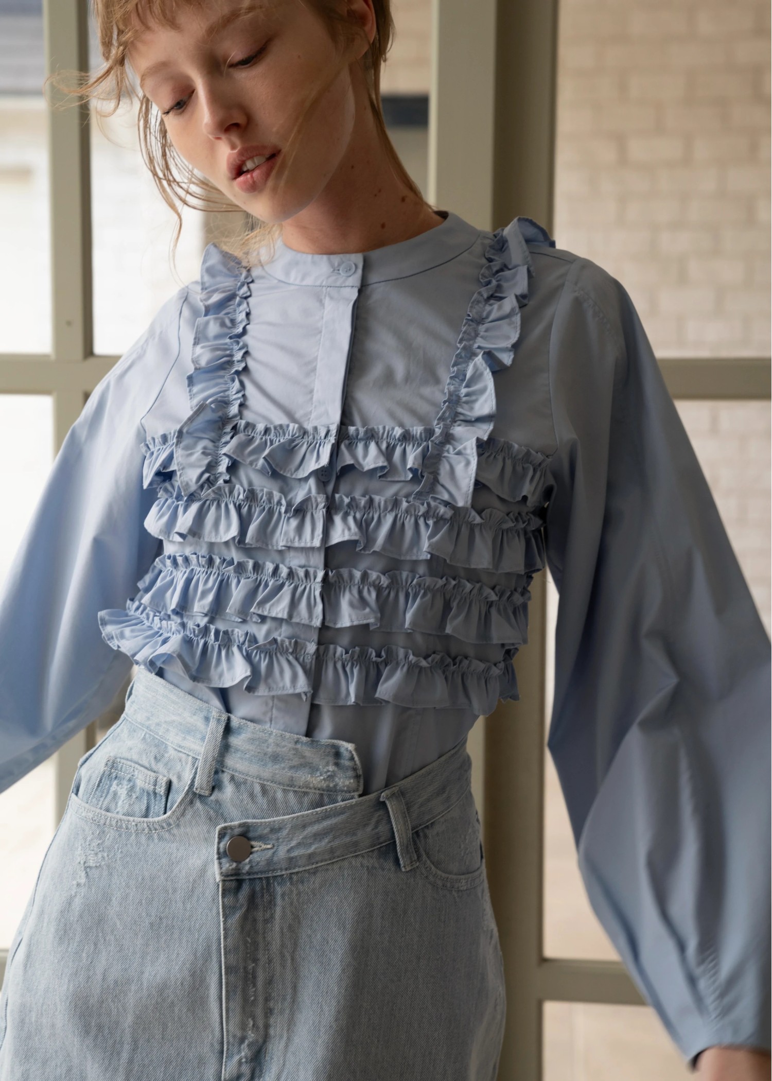 frill bustier layered like SH