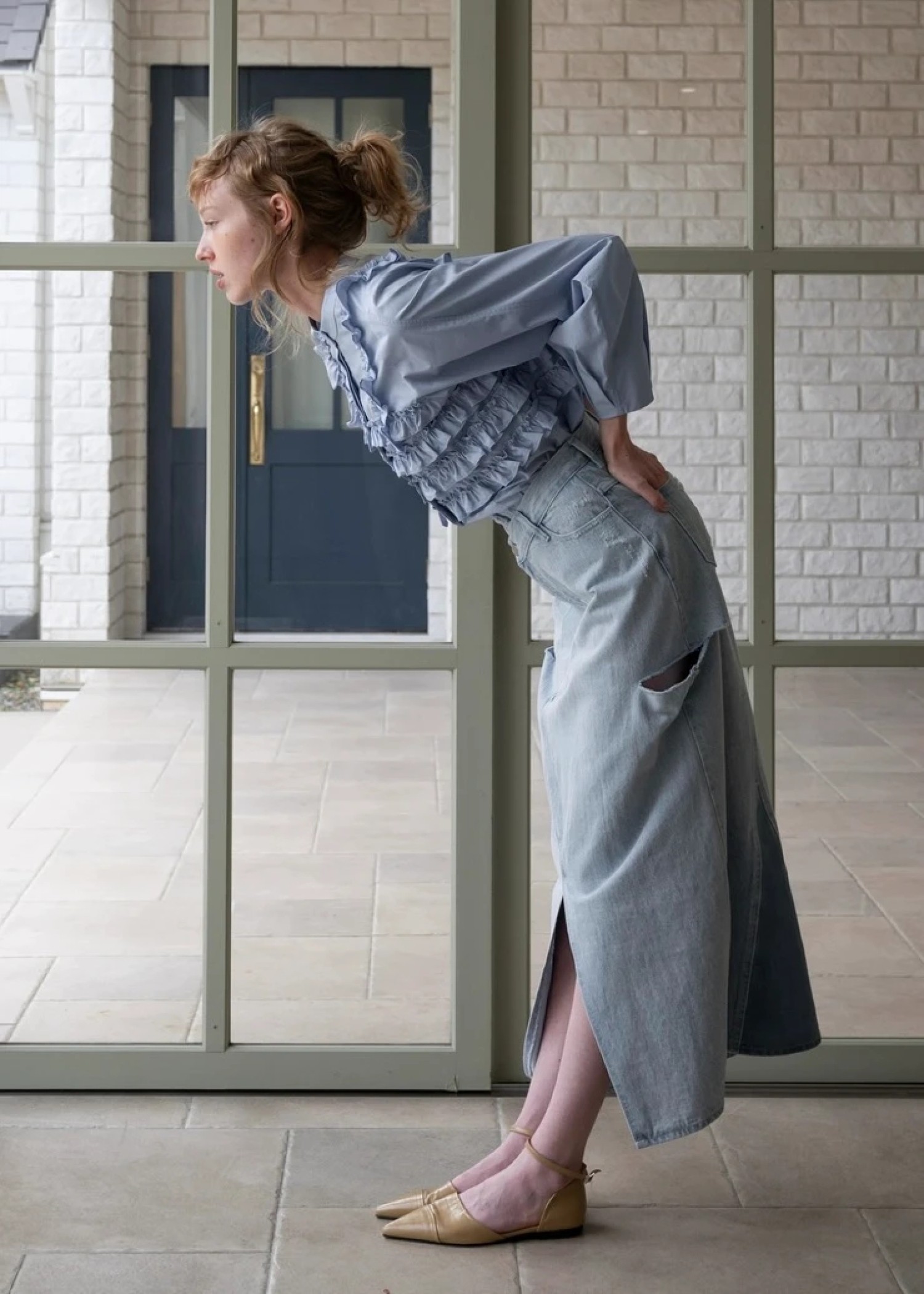 frill bustier layered like SH