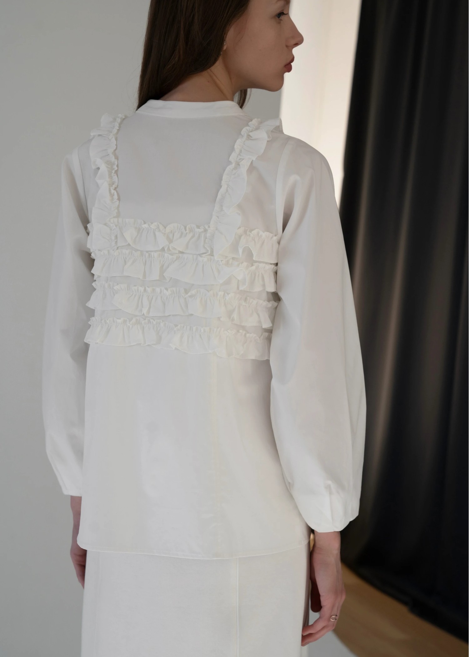 frill bustier layered like SH