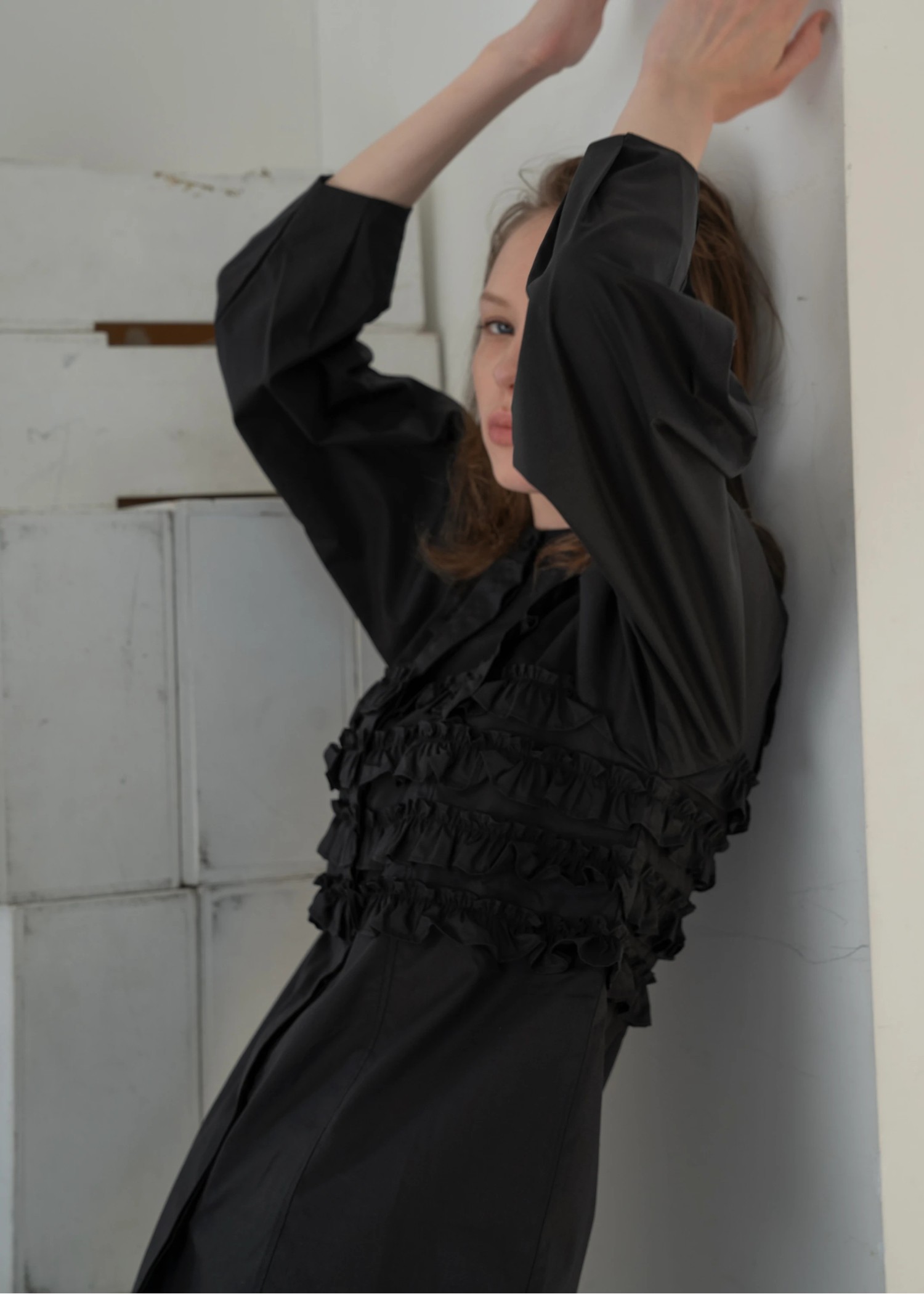 frill bustier layered like SH