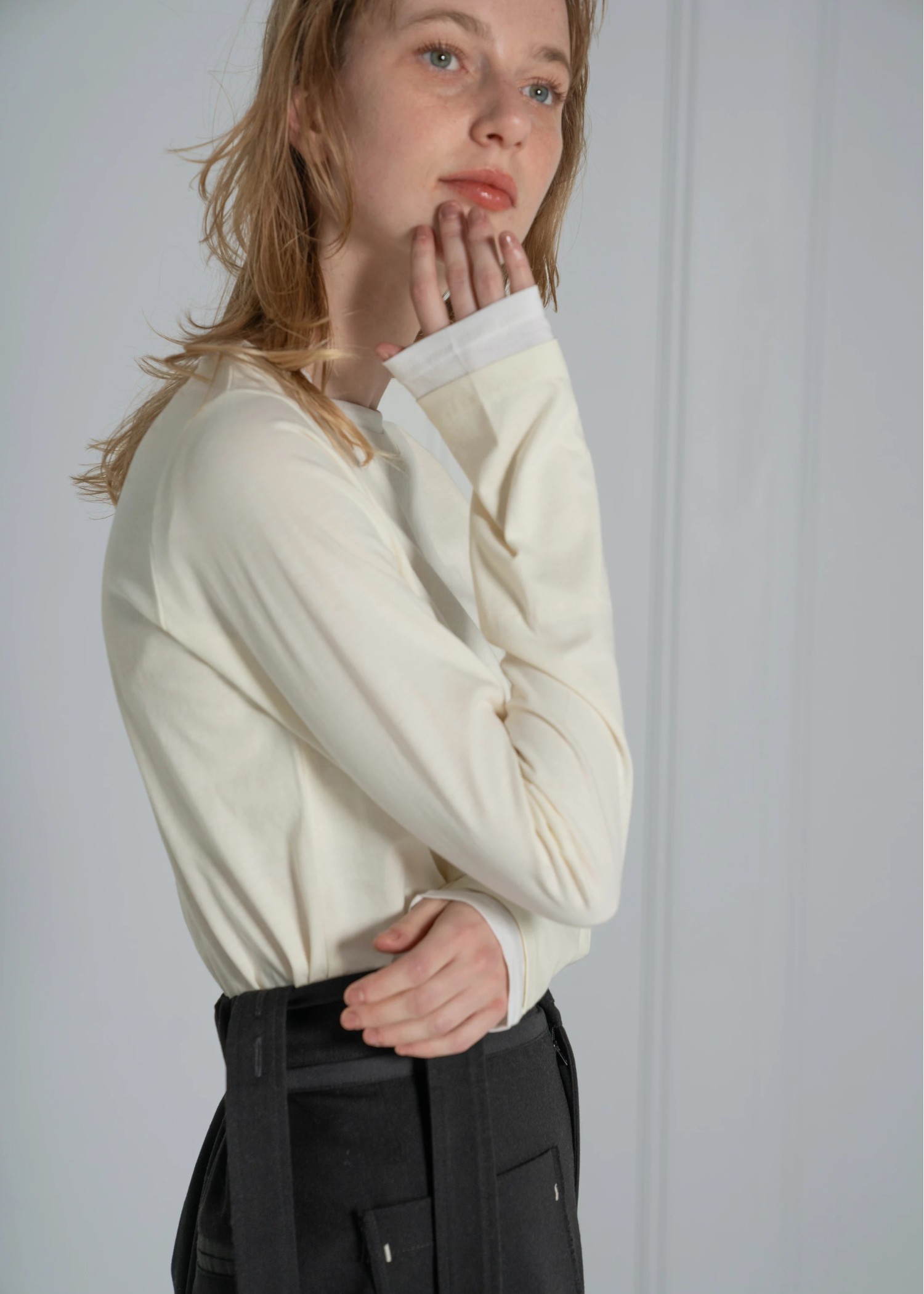 bi color layered like long T