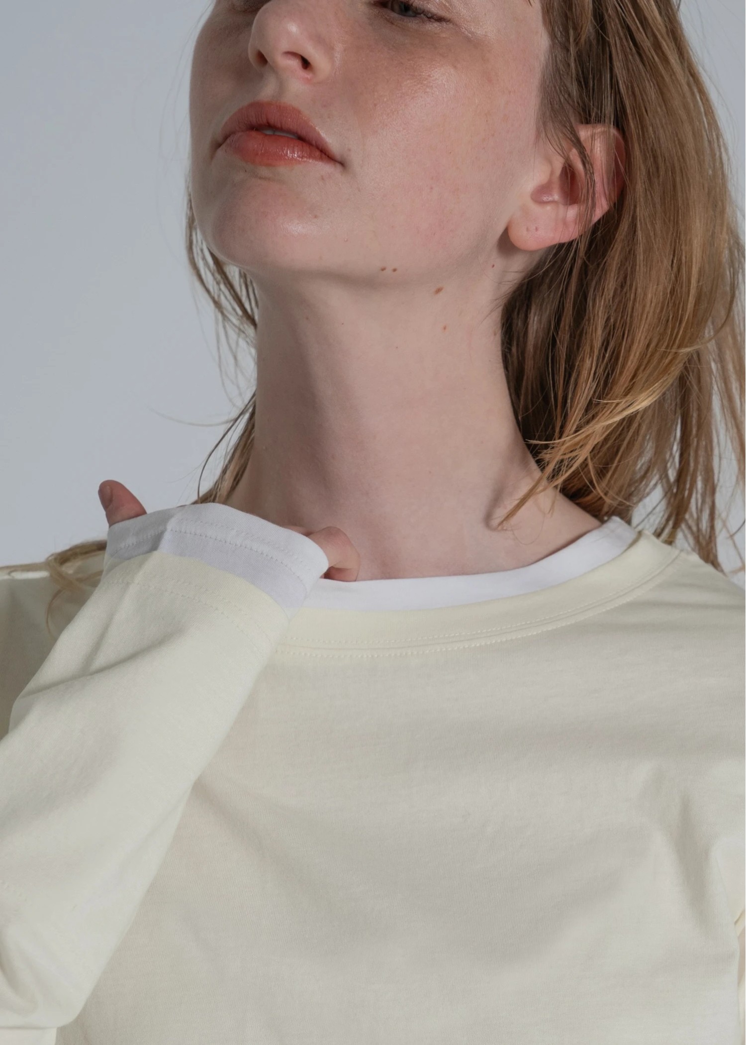 bi color layered like long T