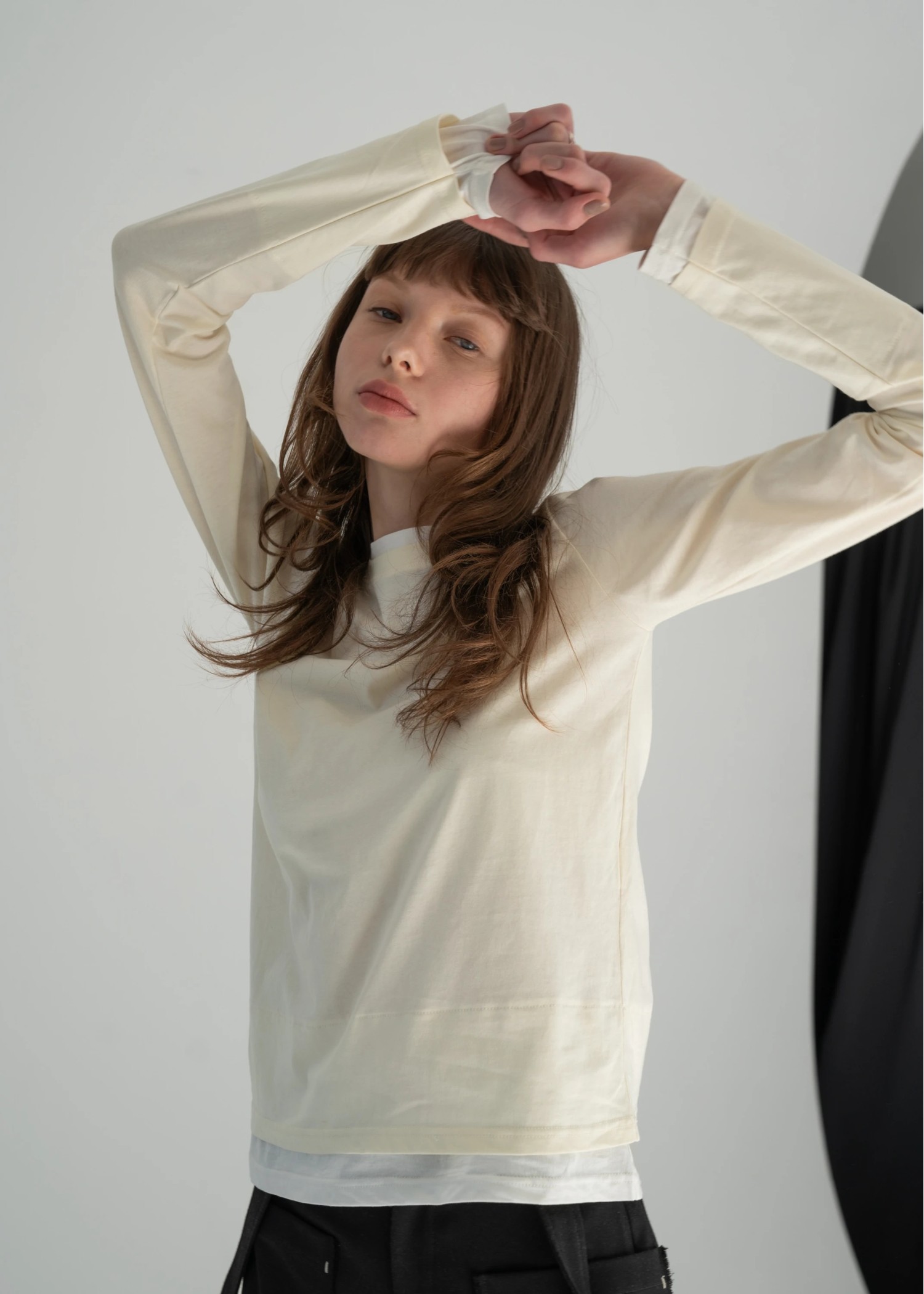 bi color layered like long T