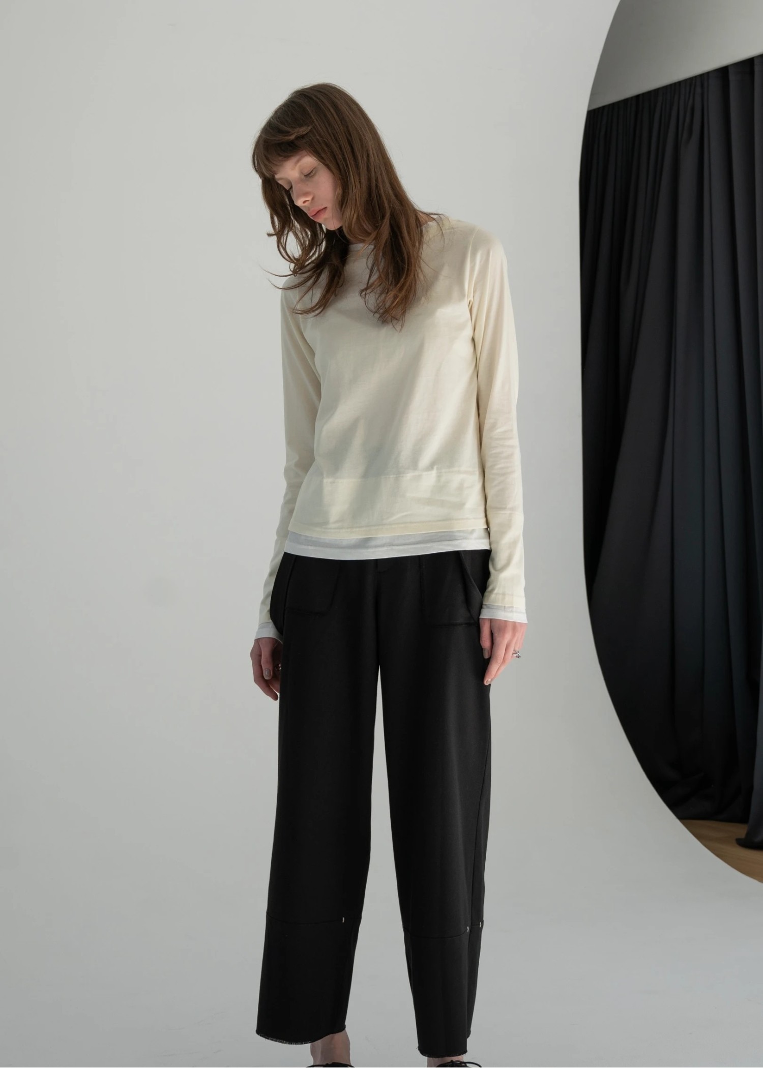 bi color layered like long T