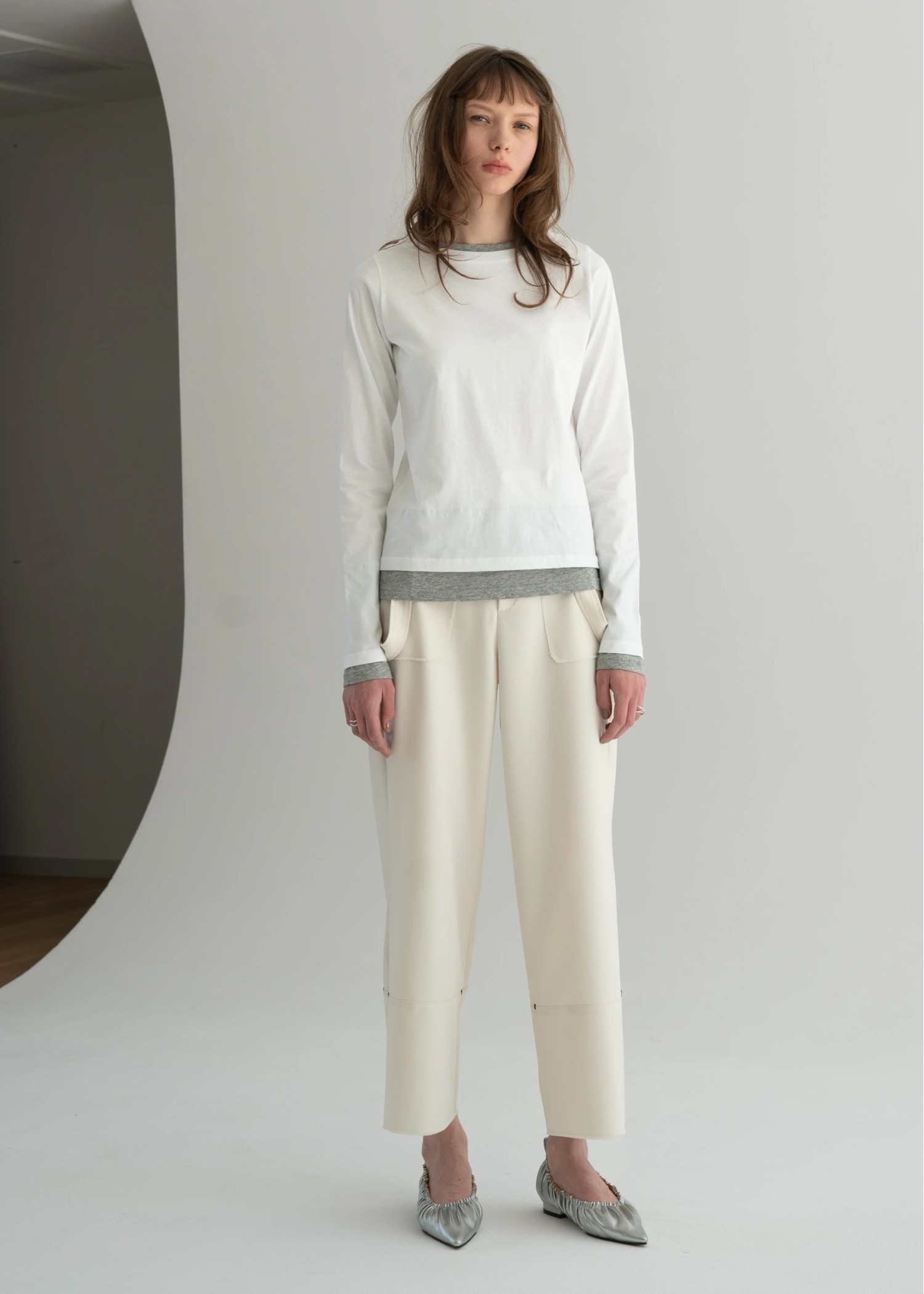 bi color layered like long T