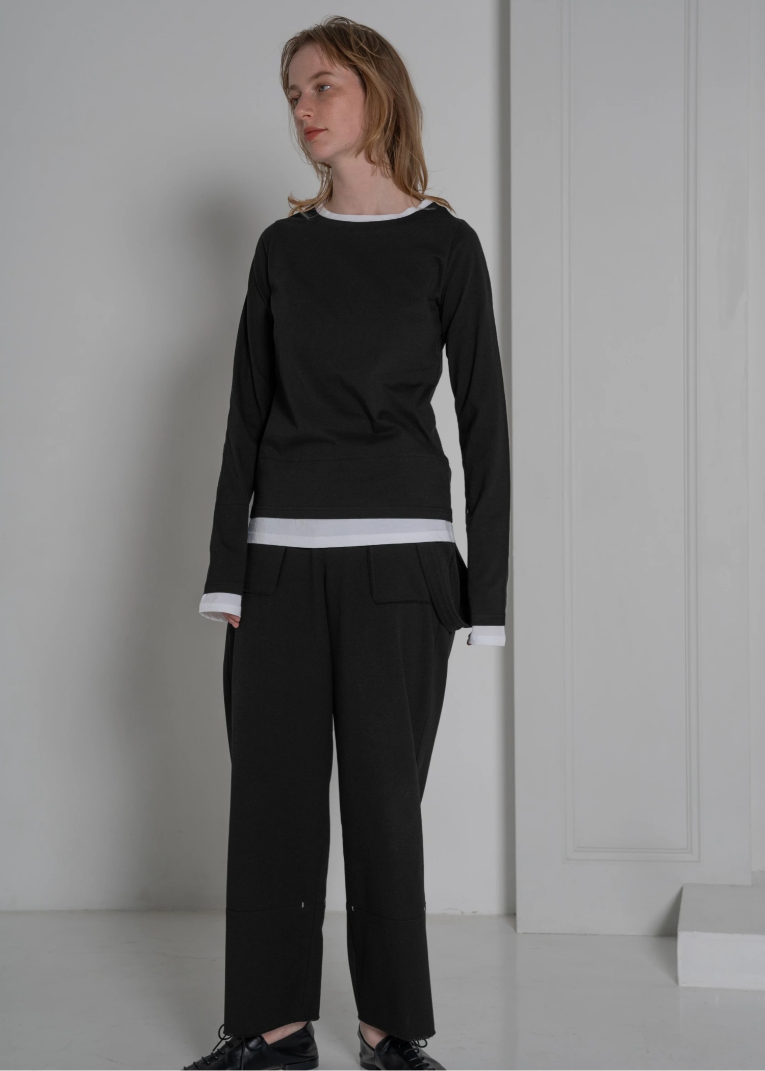 bi color layered like long T