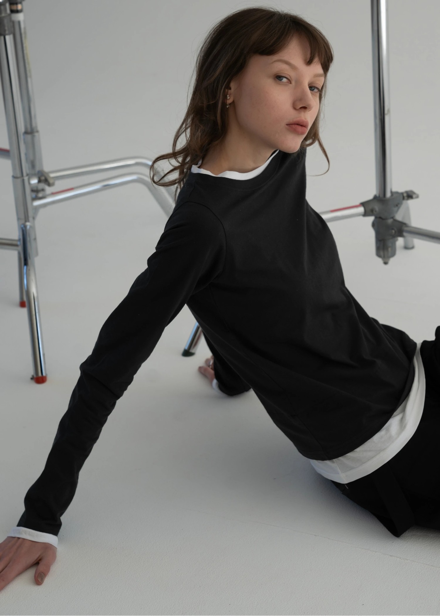 bi color layered like long T