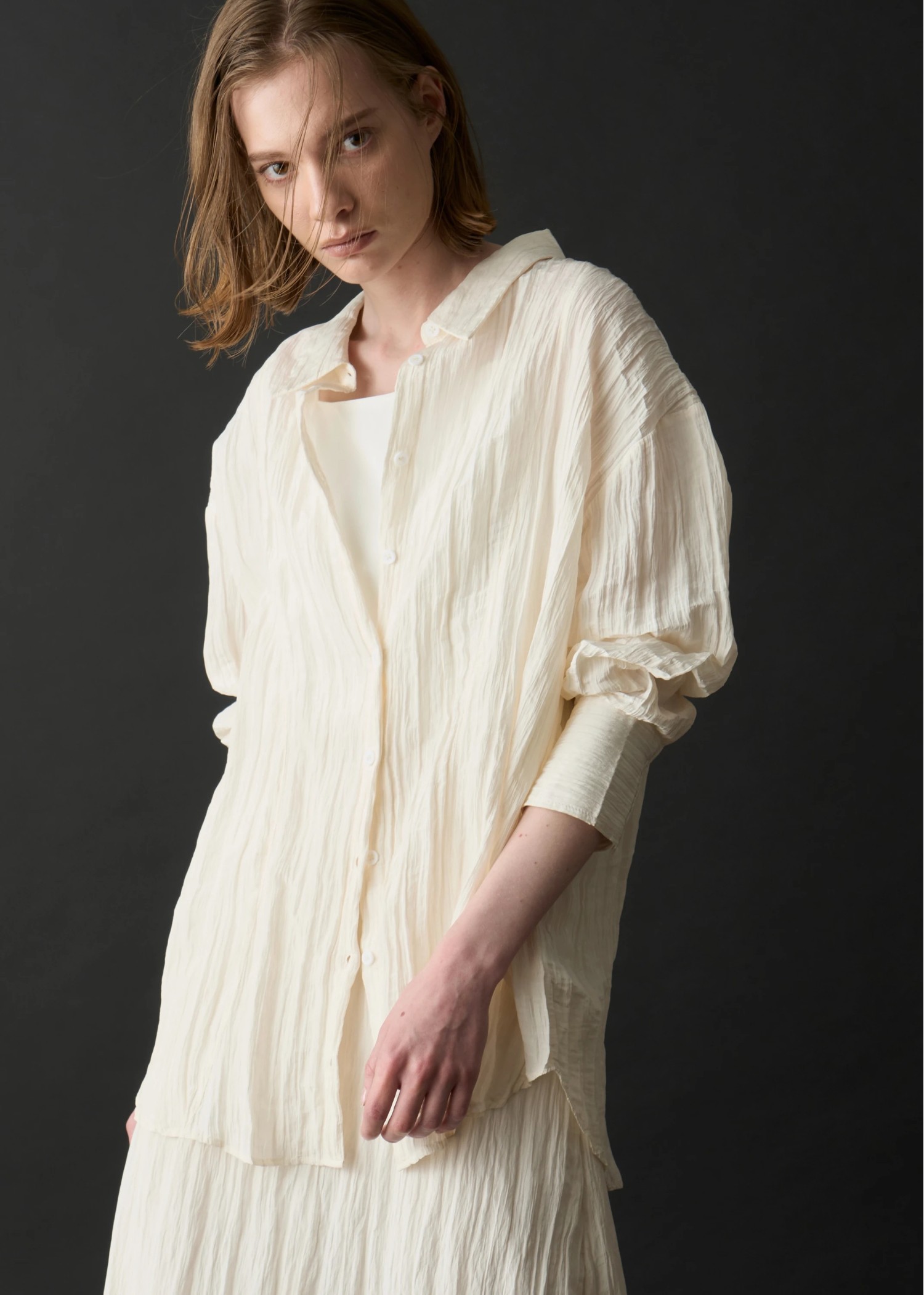 wrinkle wave switching slight luster SH