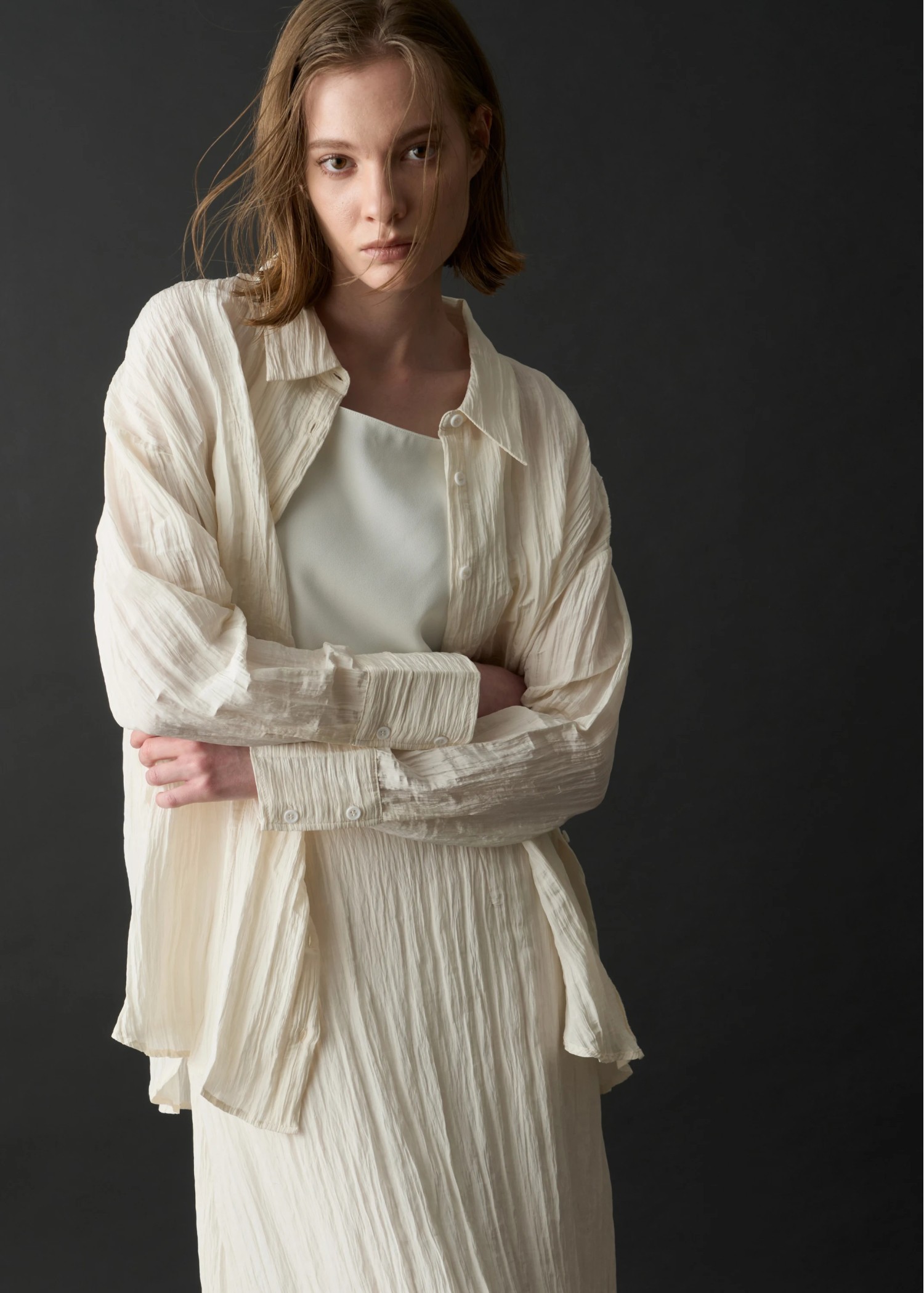 wrinkle wave switching slight luster SH