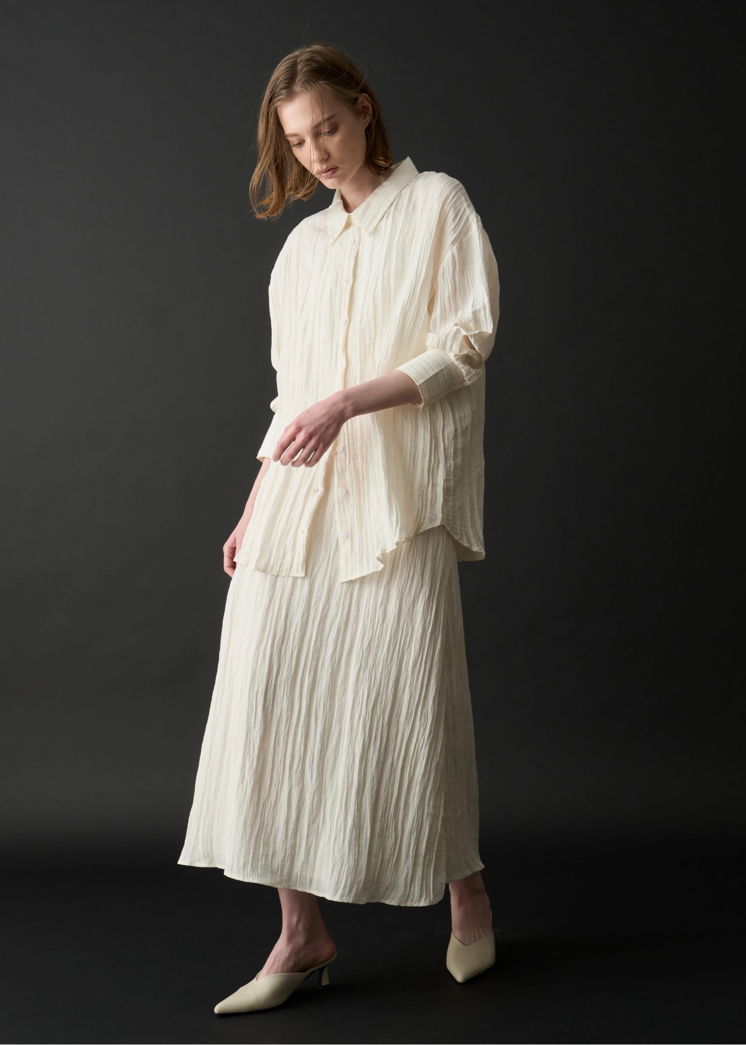 wrinkle wave switching slight luster SH