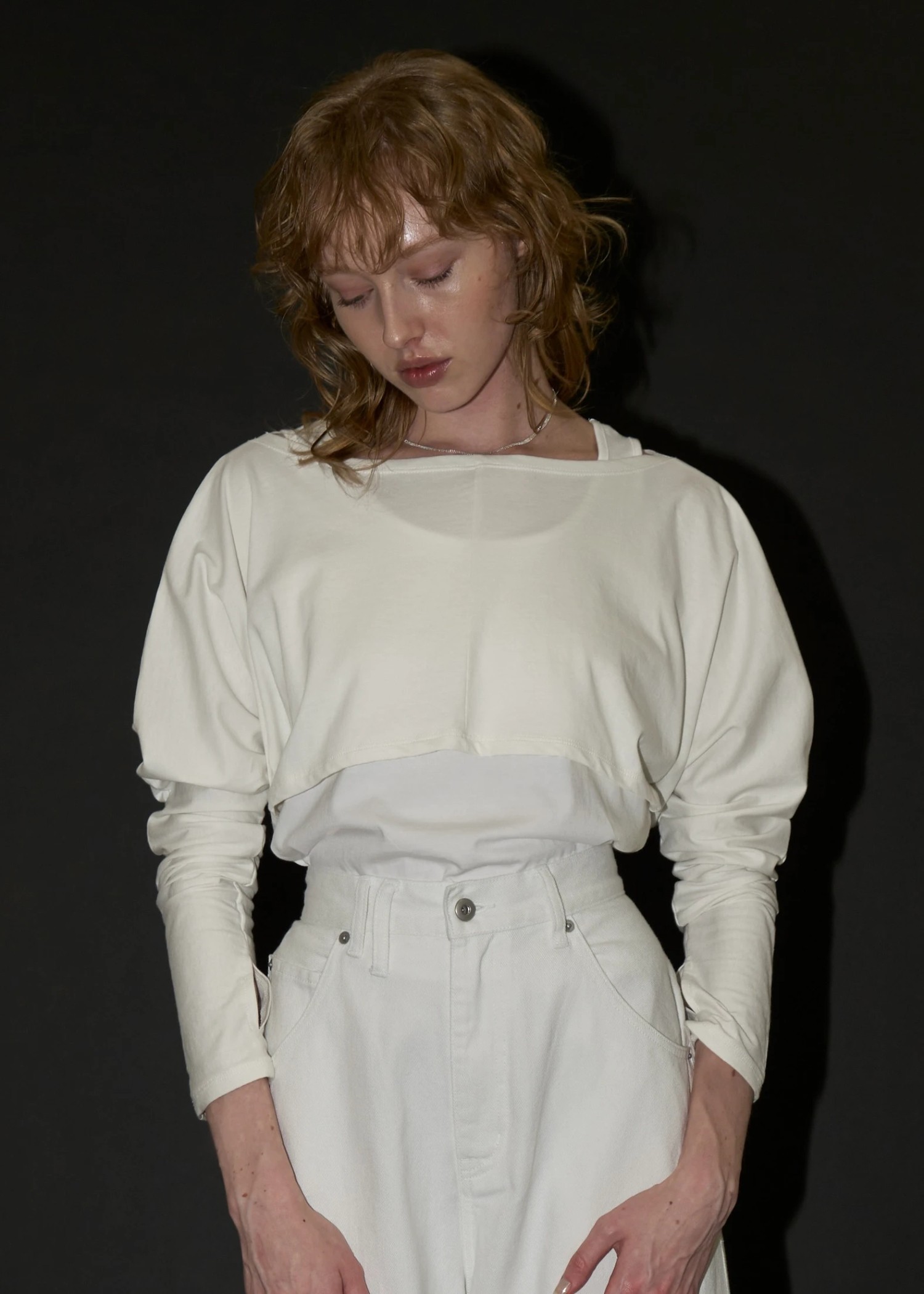 arm bolero cut and sew tank set