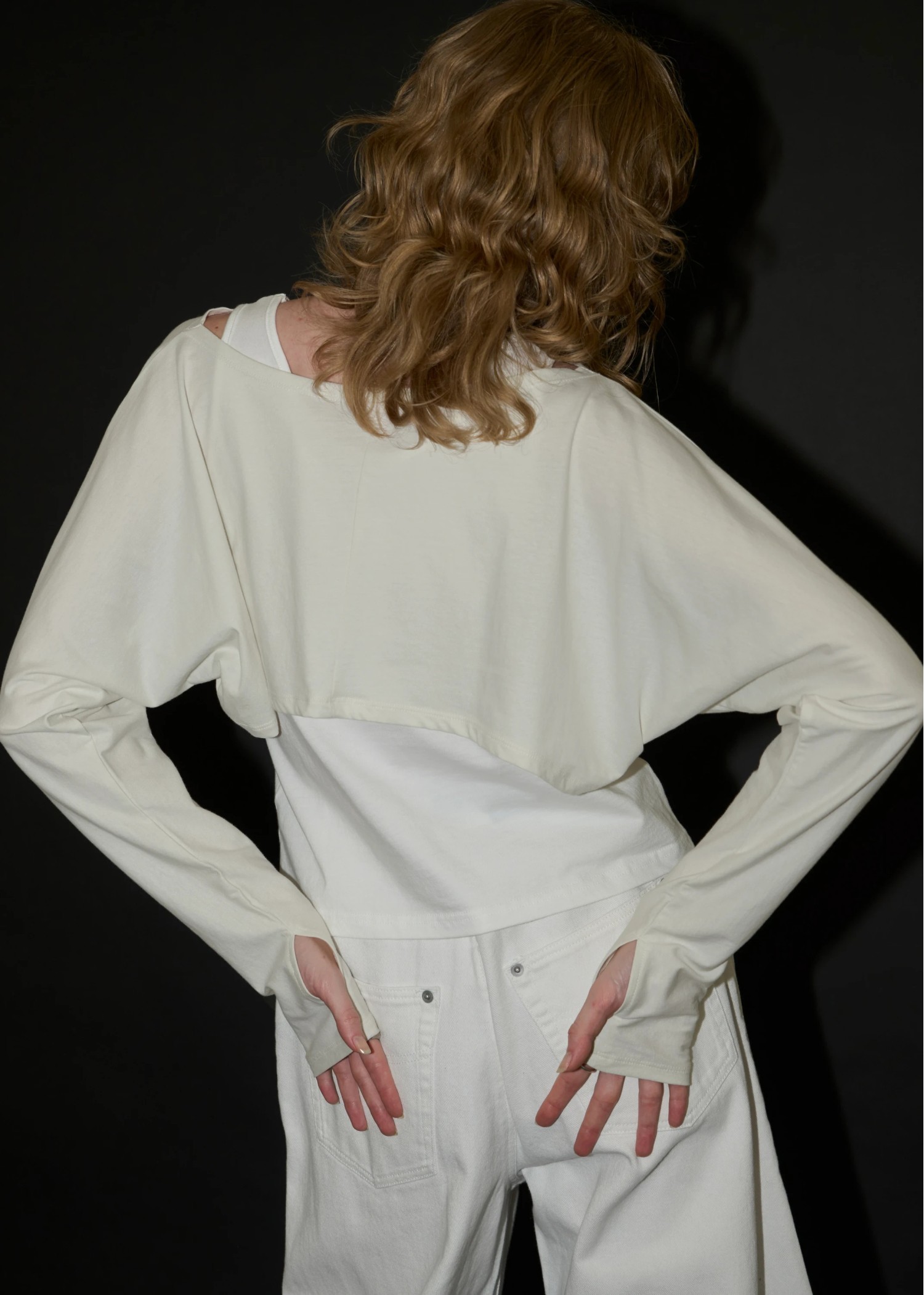 arm bolero cut and sew tank set