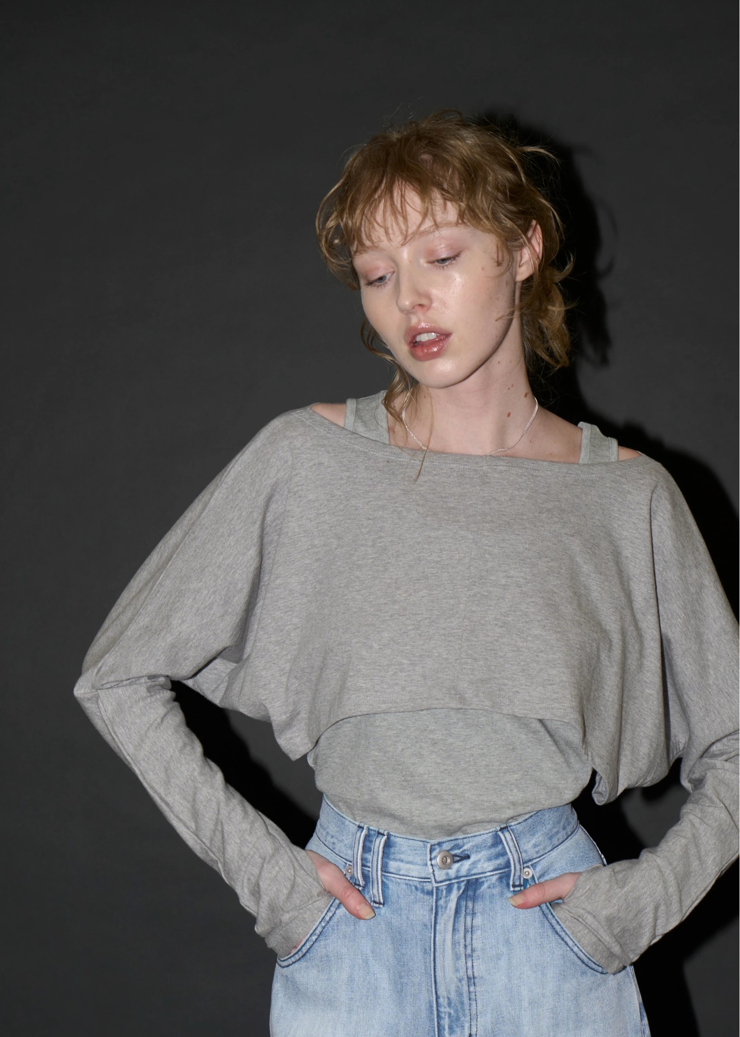 arm bolero cut and sew tank set