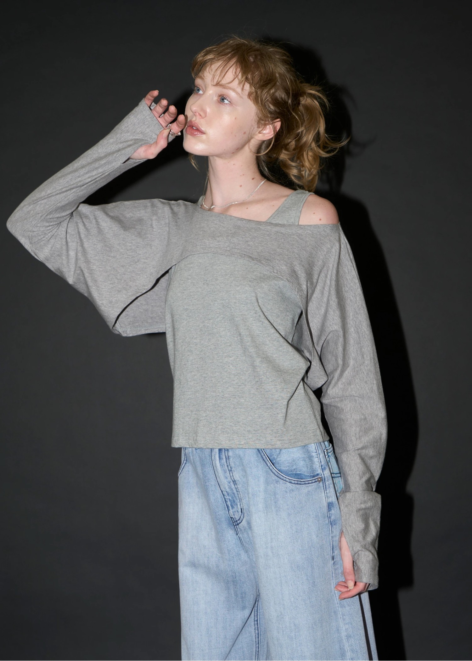 arm bolero cut and sew tank set