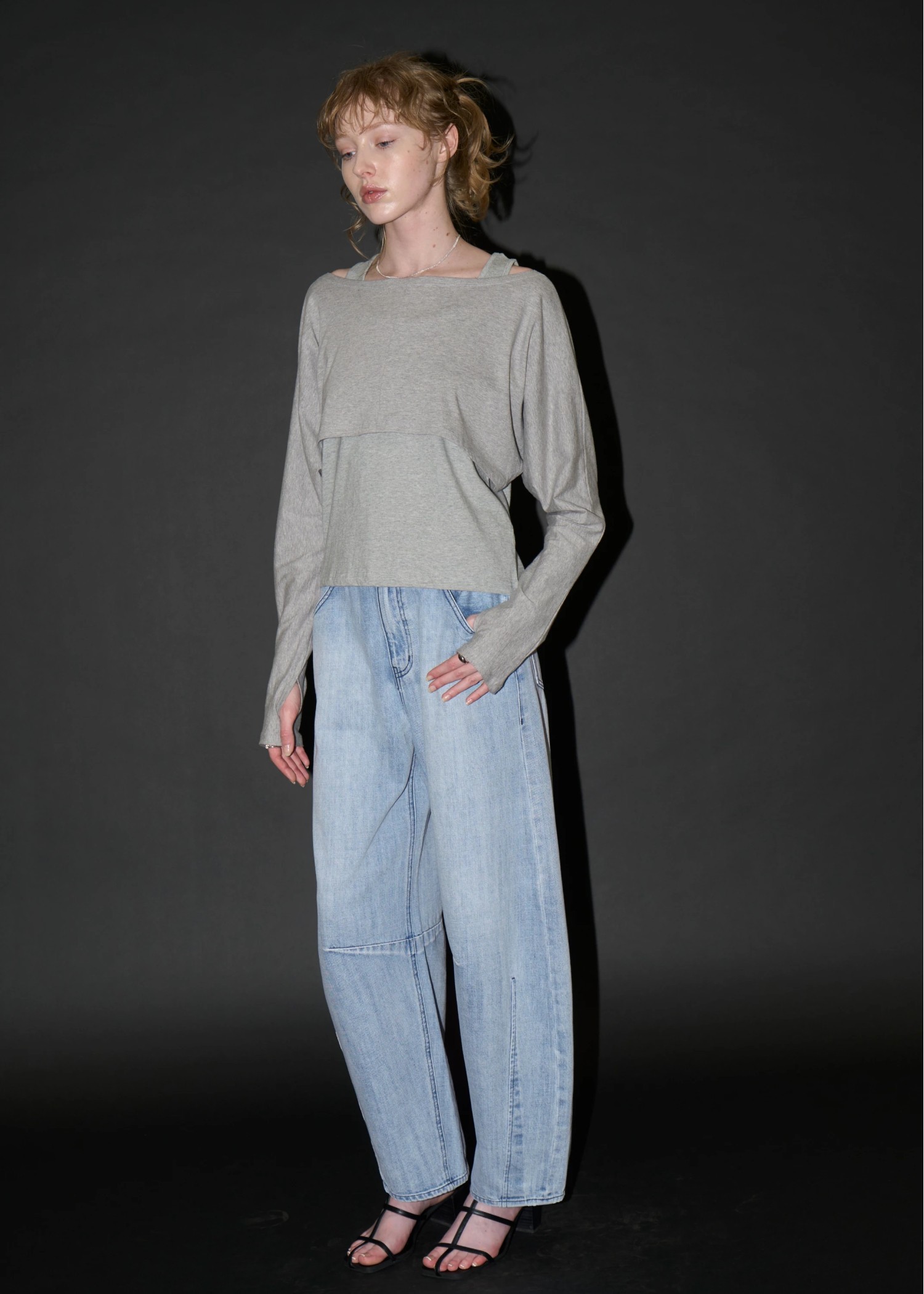 arm bolero cut and sew tank set