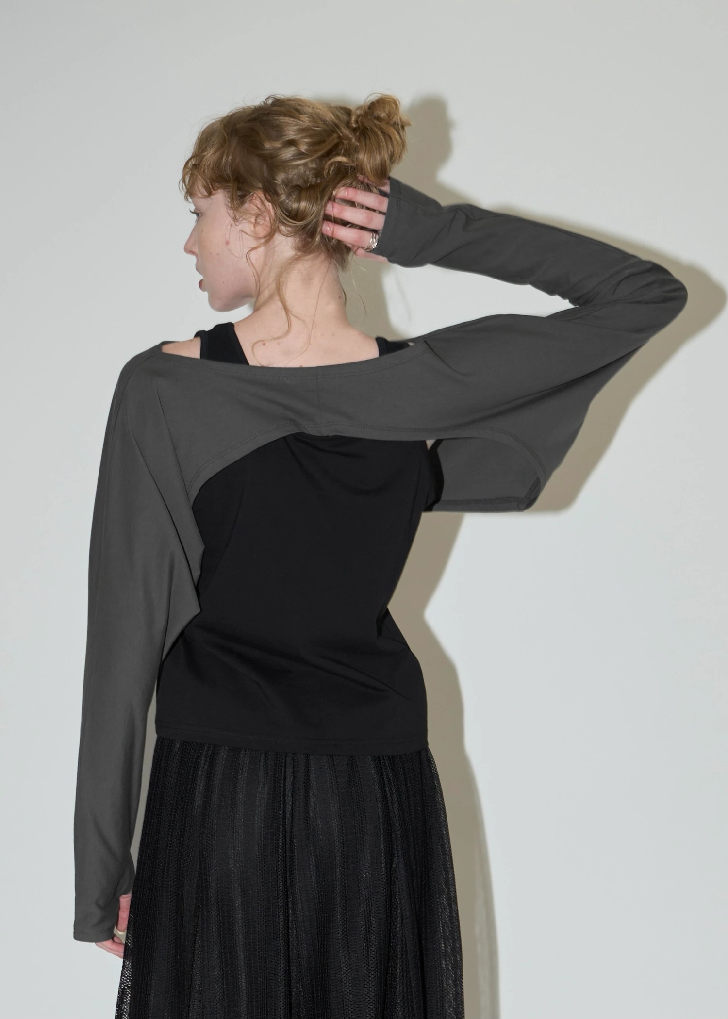 arm bolero cut and sew tank set