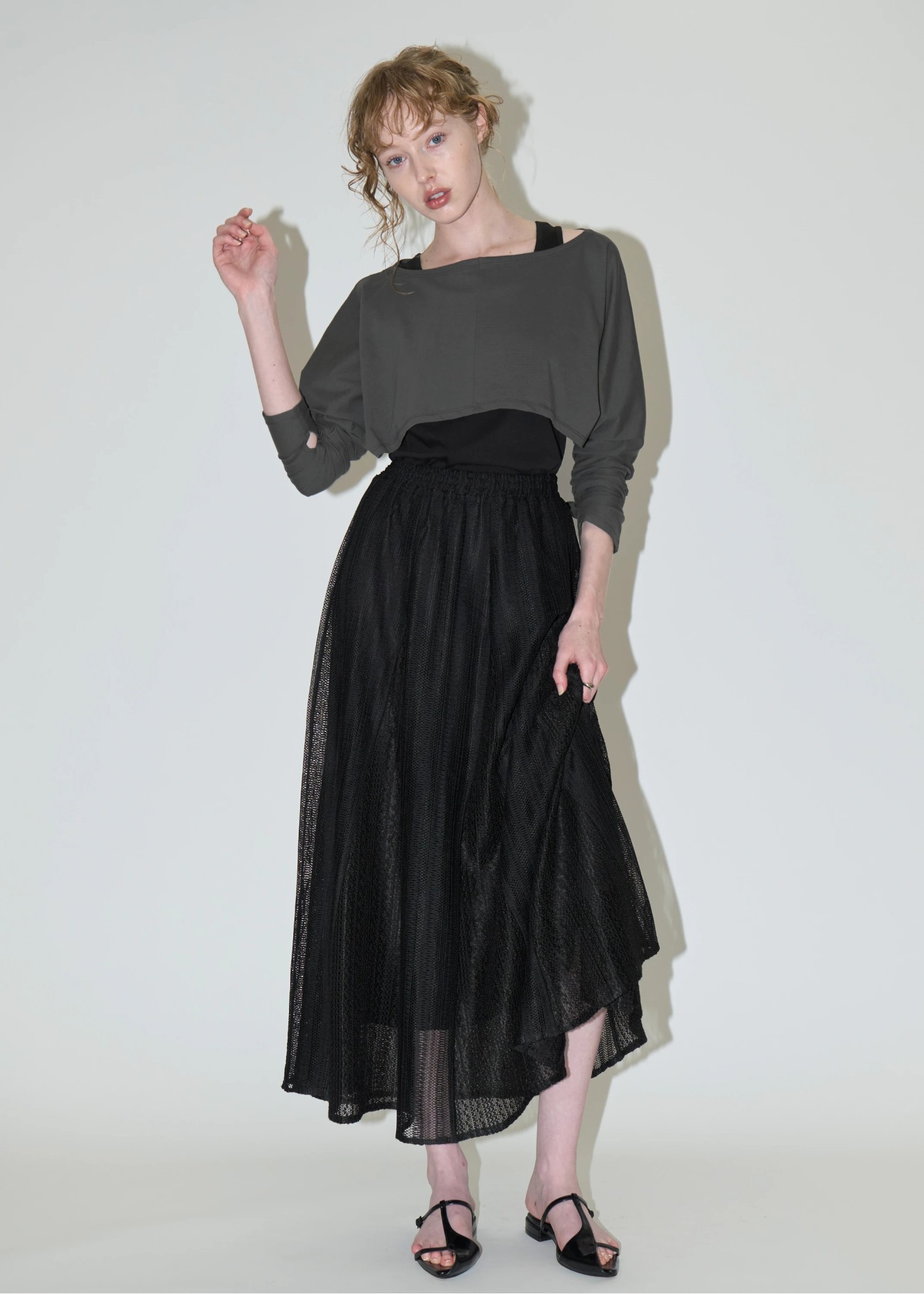 arm bolero cut and sew tank set