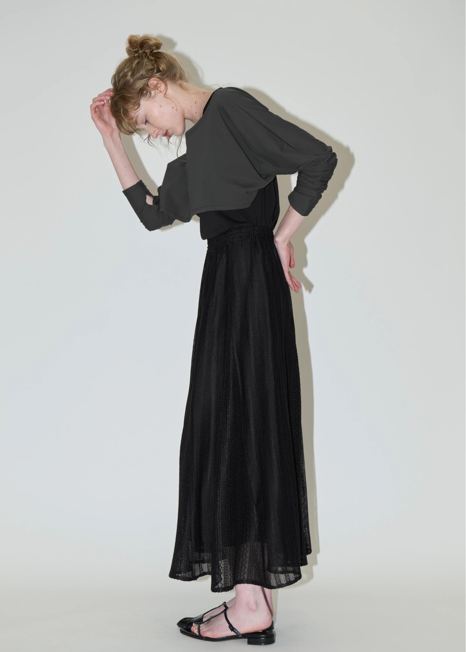 arm bolero cut and sew tank set