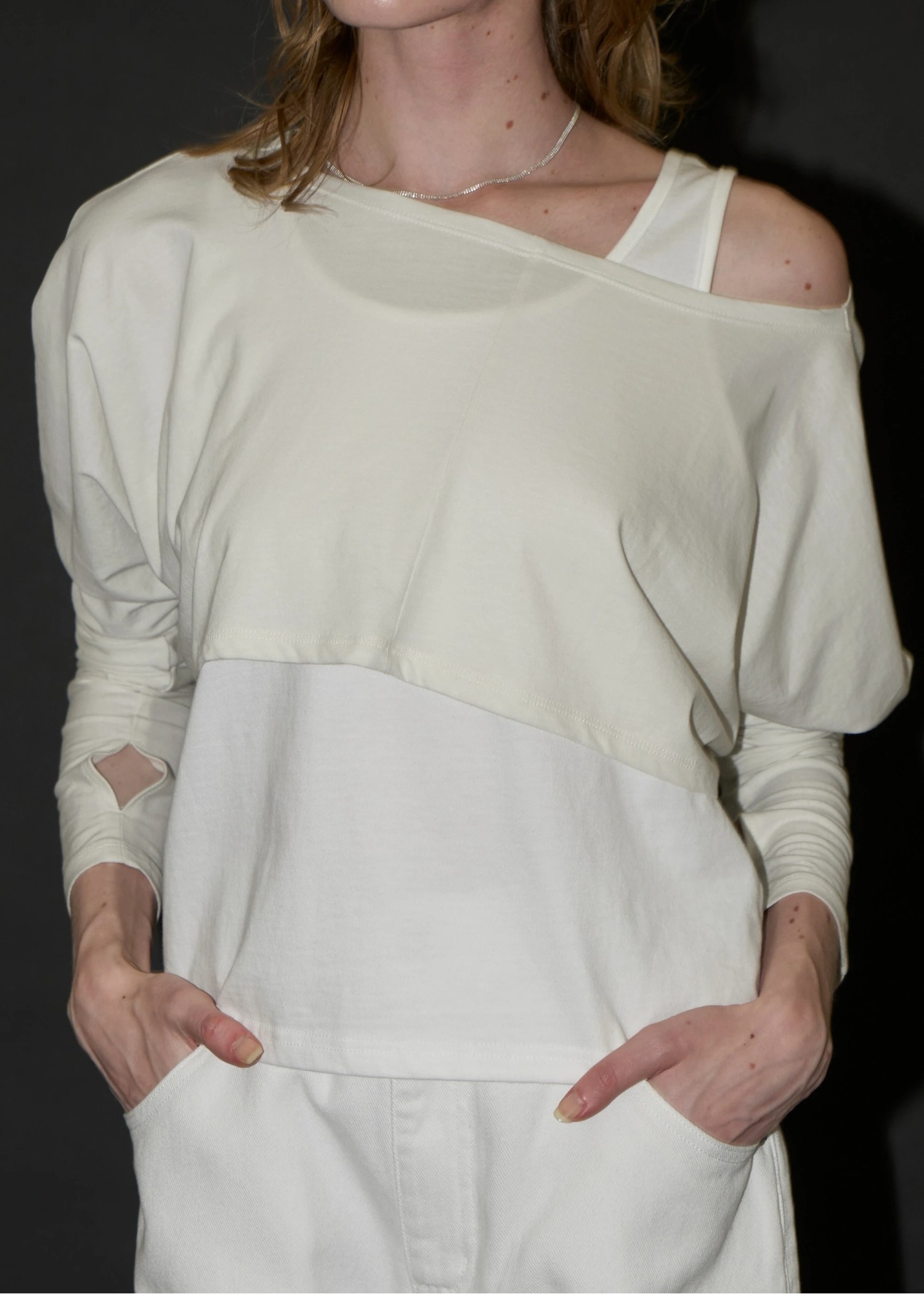 arm bolero cut and sew tank set