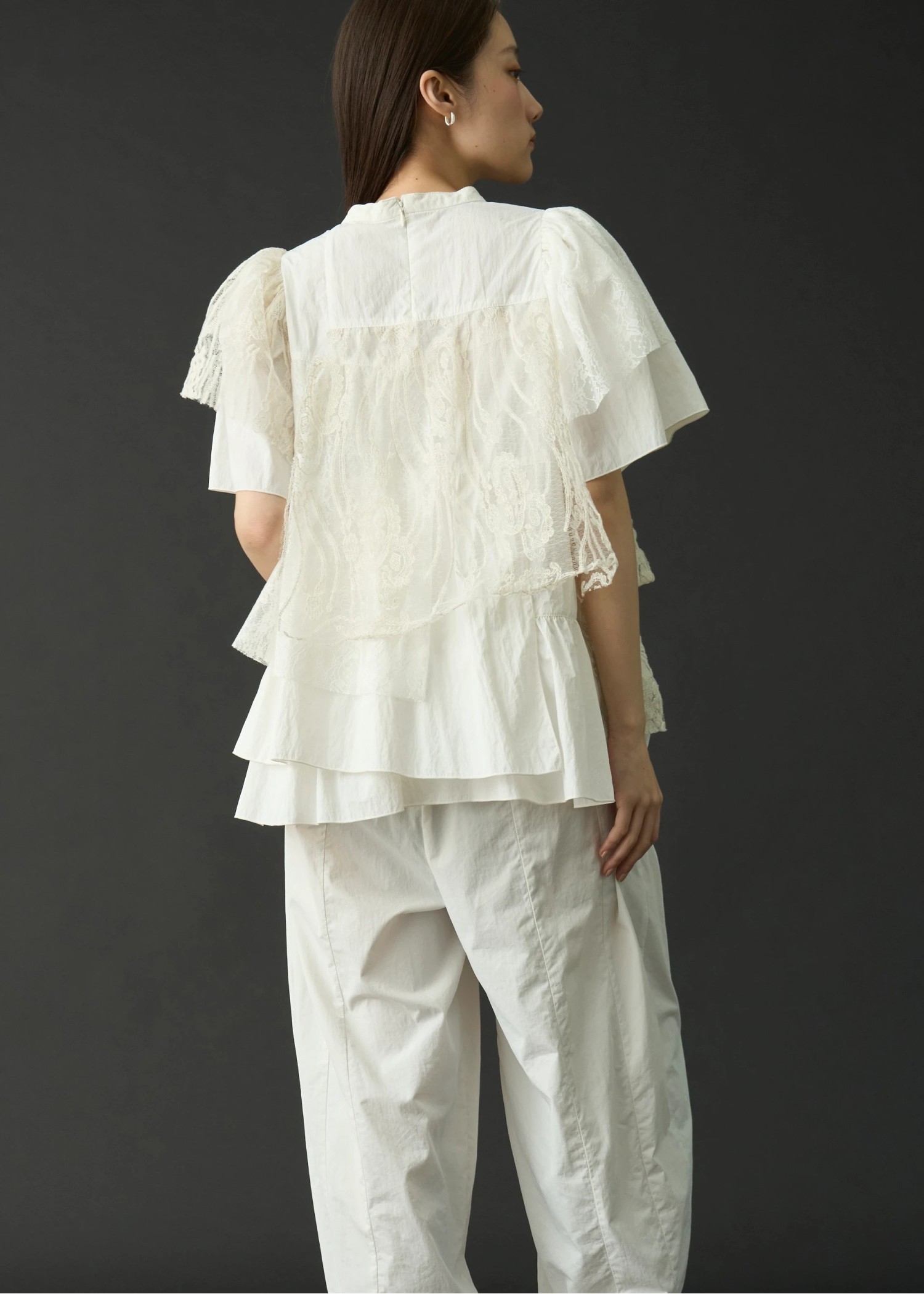 random tiered mix lace BL