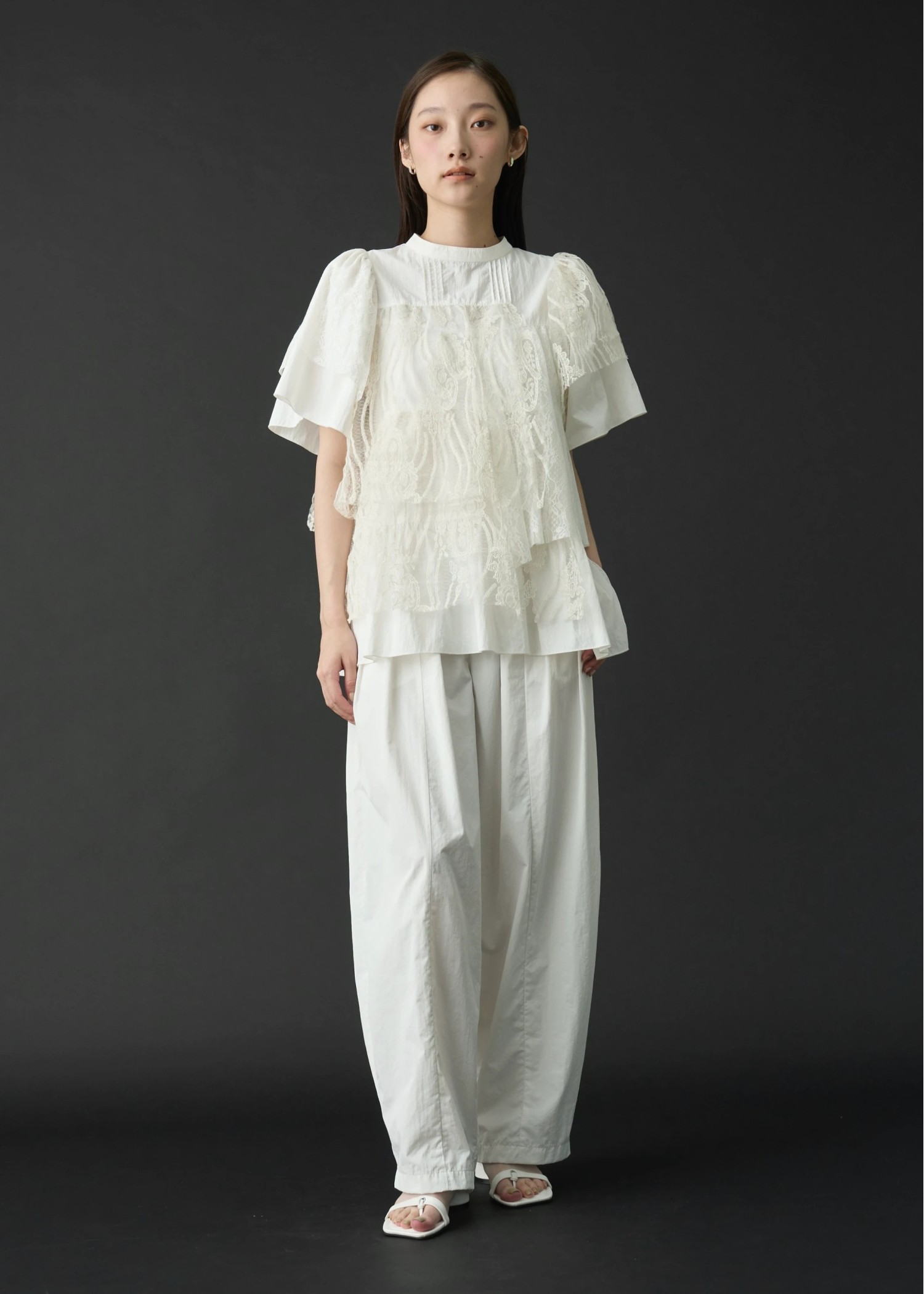 random tiered mix lace BL