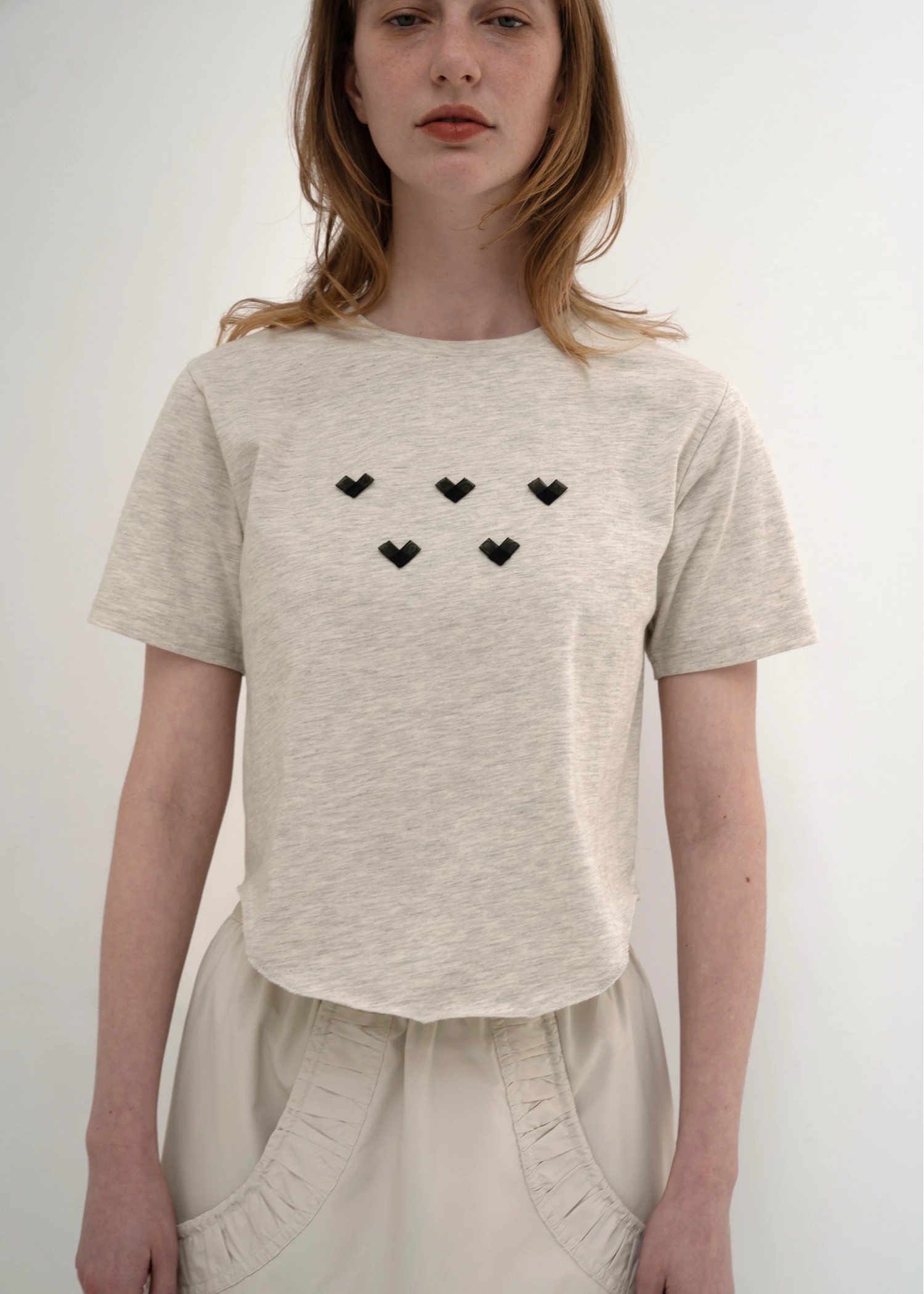 organdy heart T-shirt