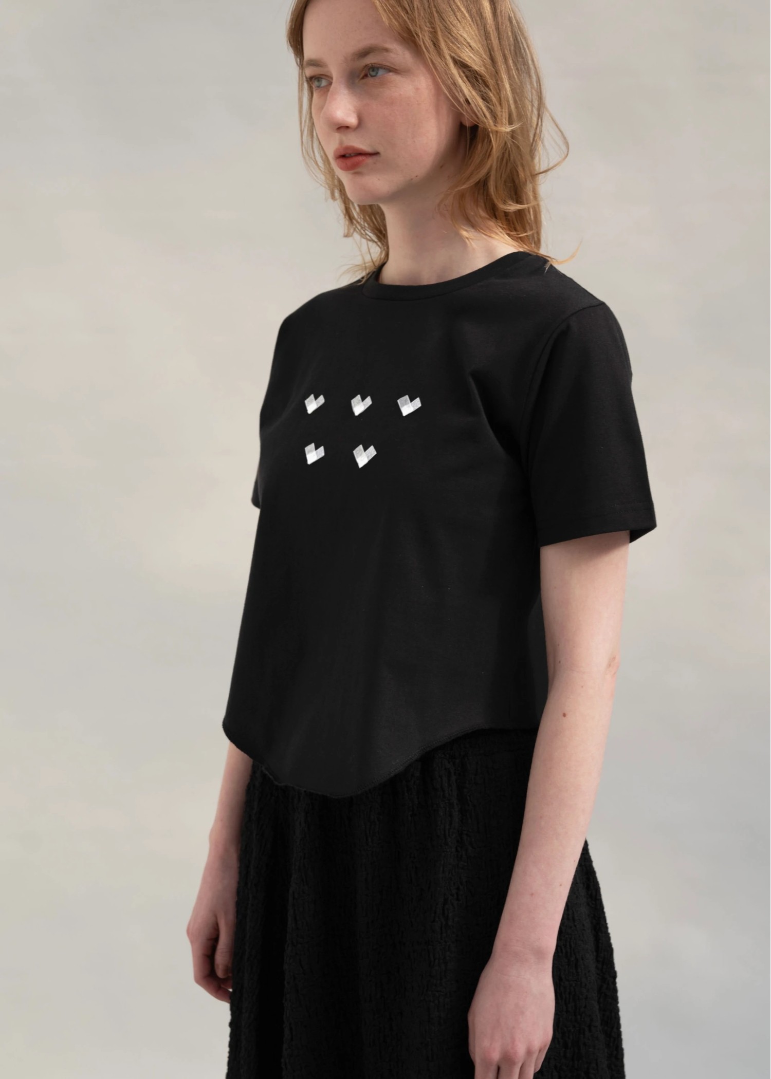 organdy heart T-shirt