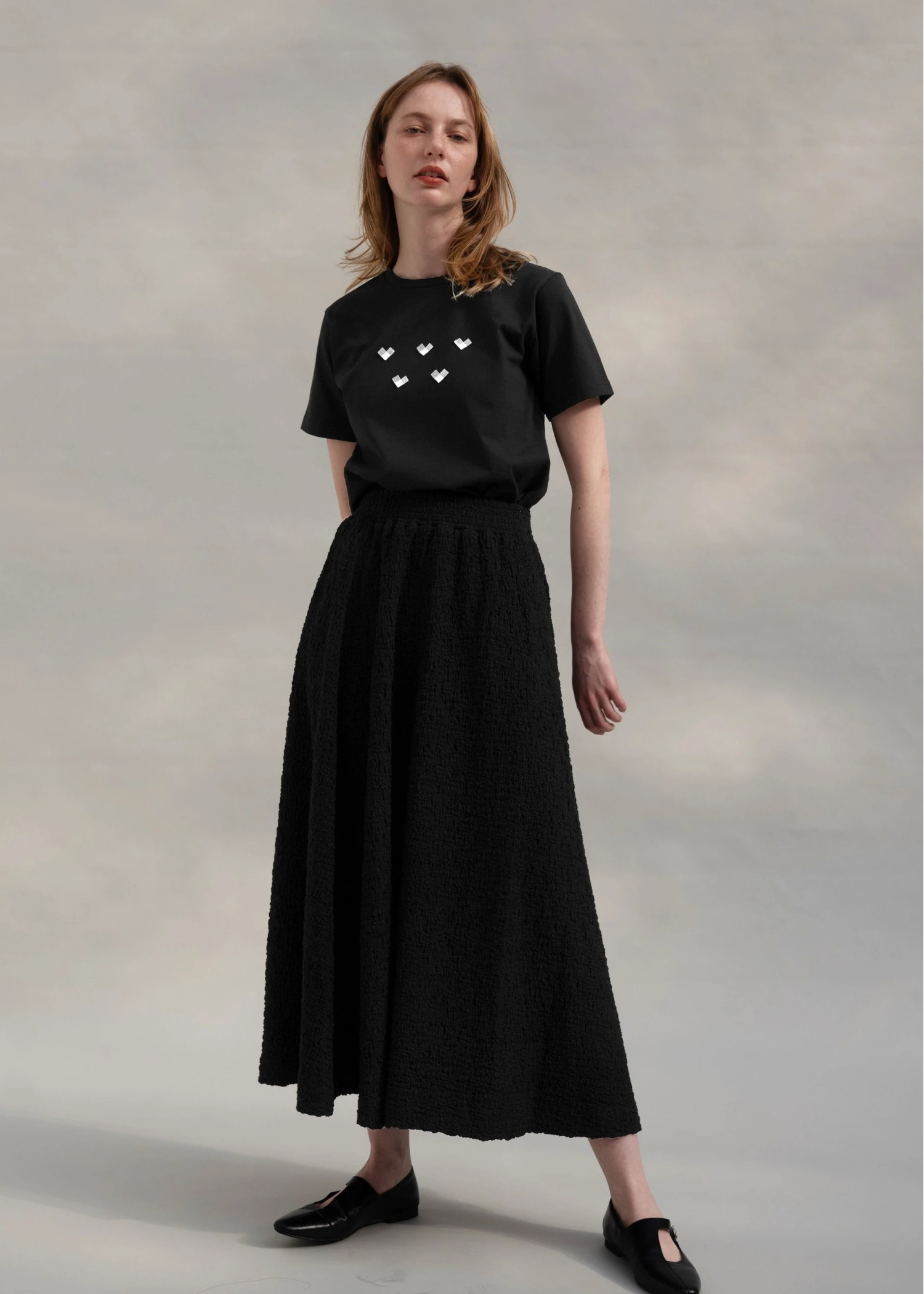 organdy heart T-shirt