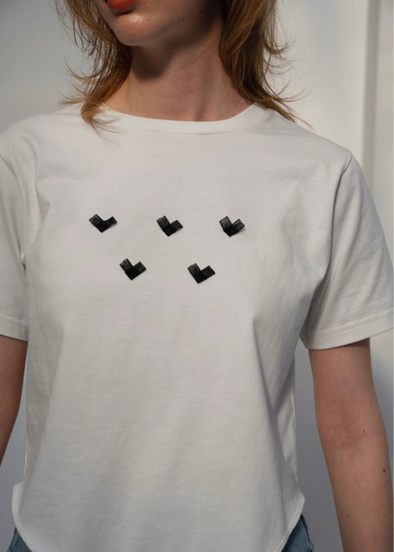 organdy heart T-shirt