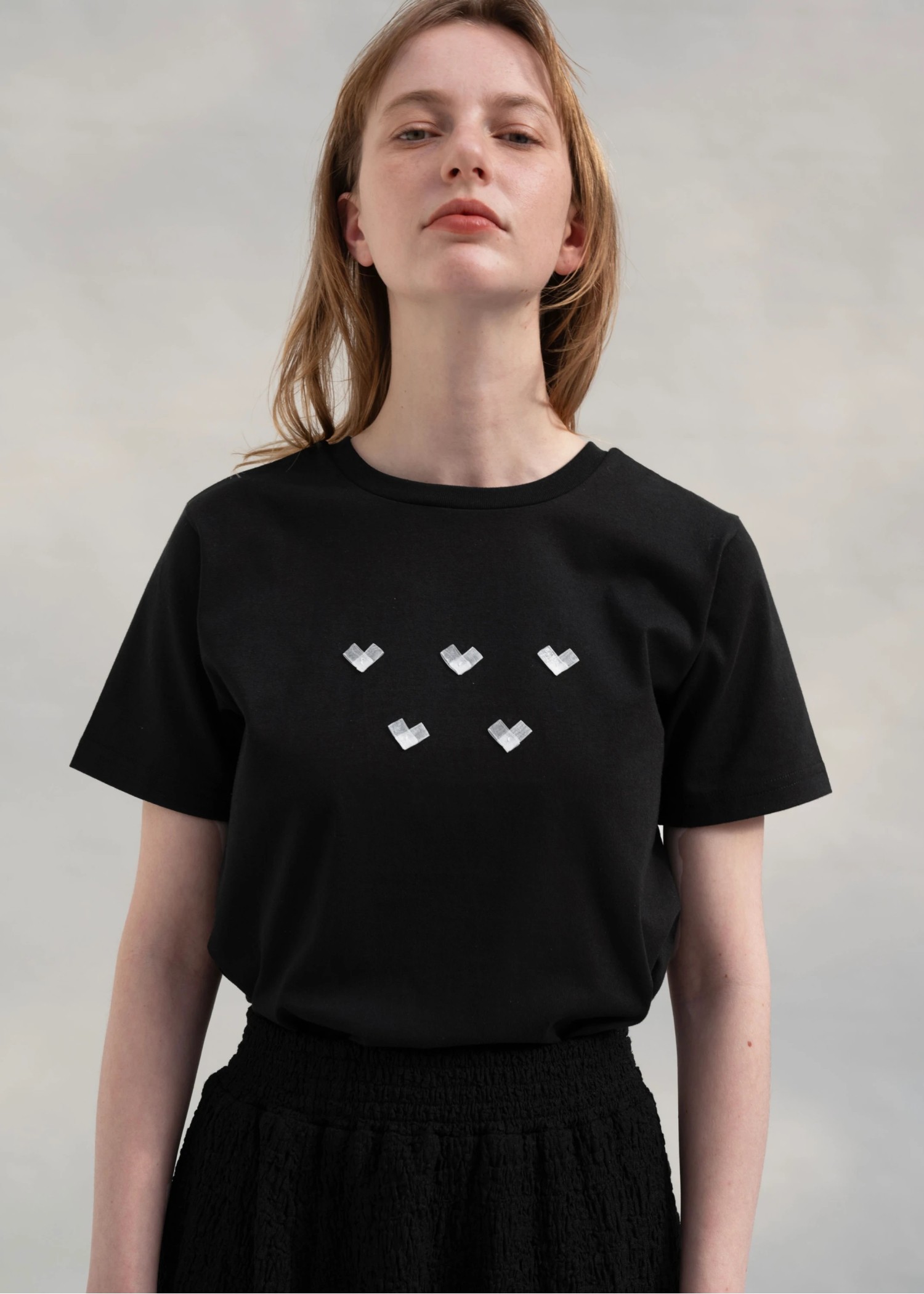 organdy heart T-shirt