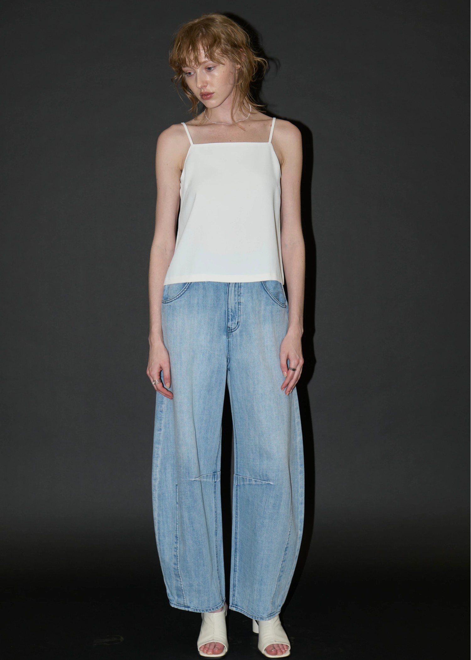 cup in square neckline cami