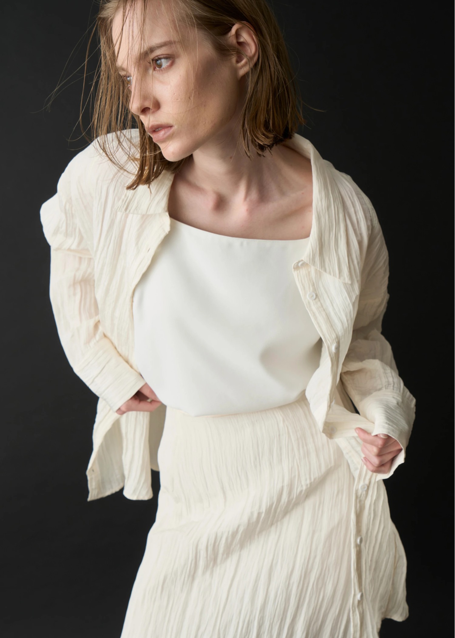 cup in square neckline cami