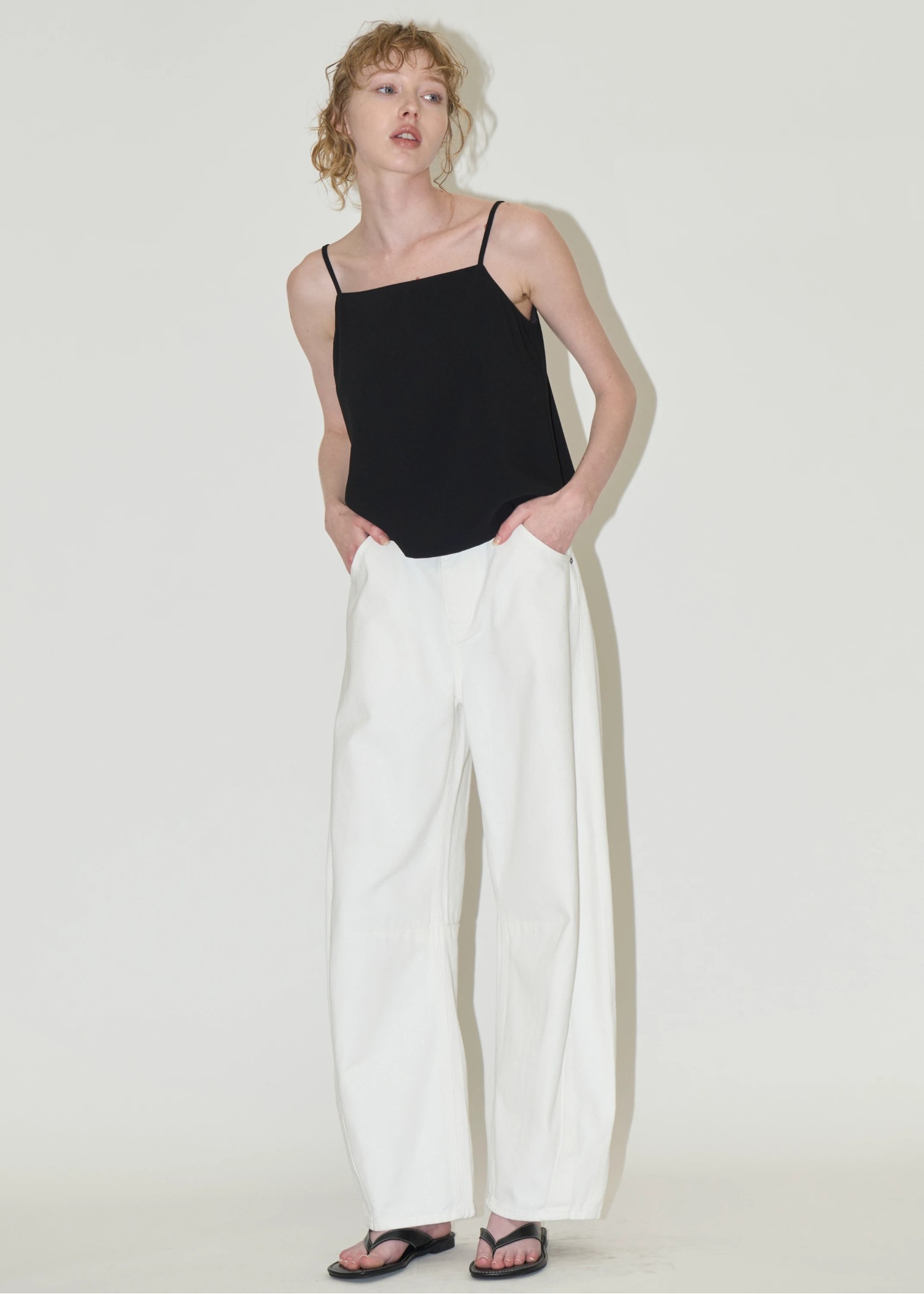 cup in square neckline cami