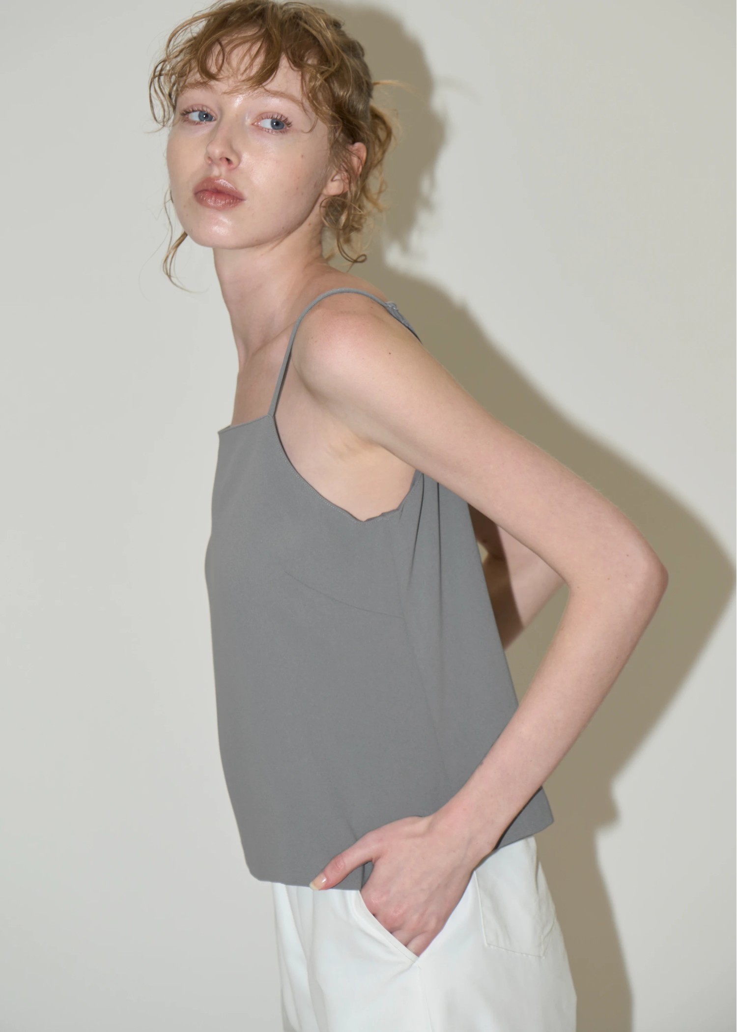 cup in square neckline cami