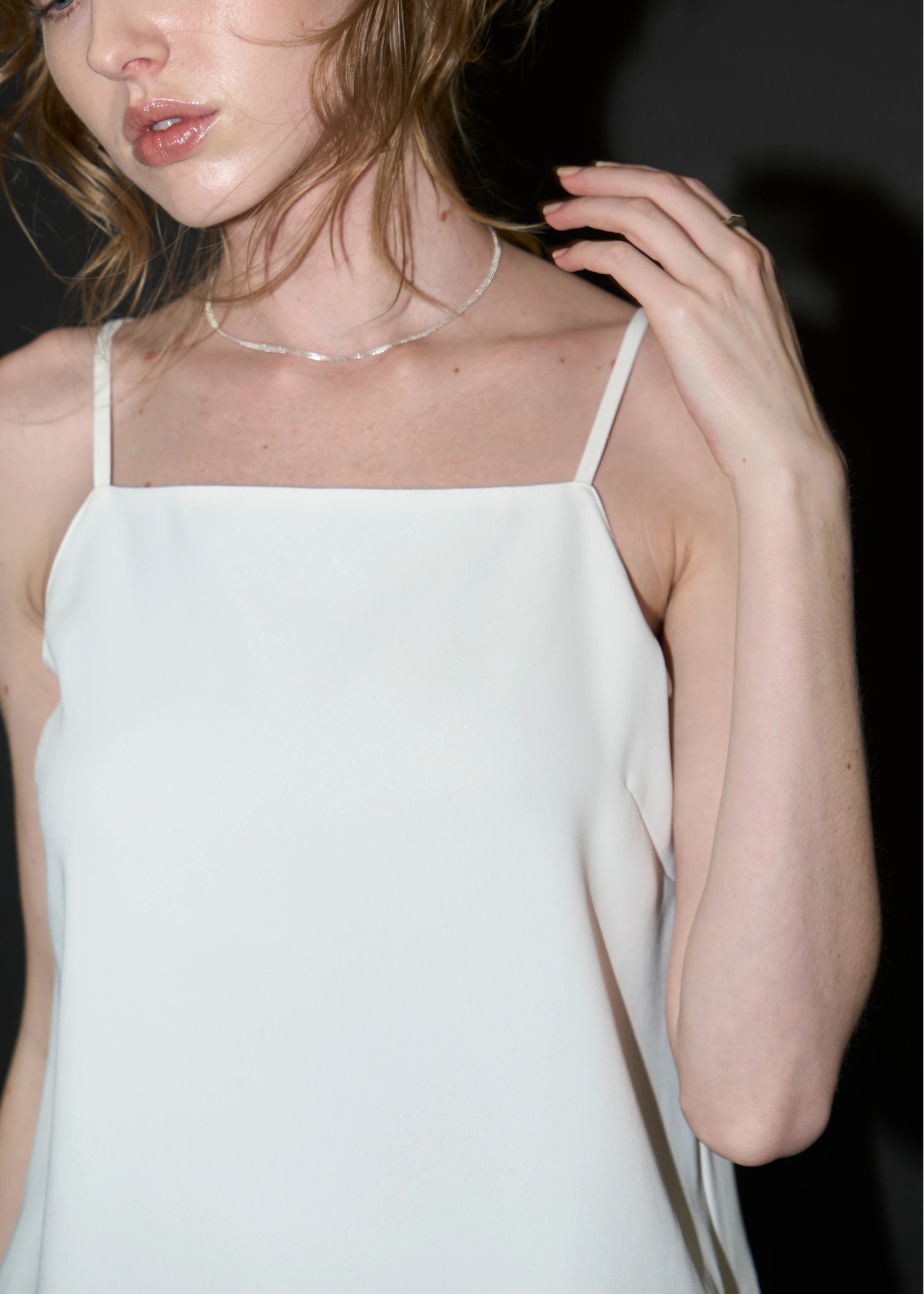 cup in square neckline cami