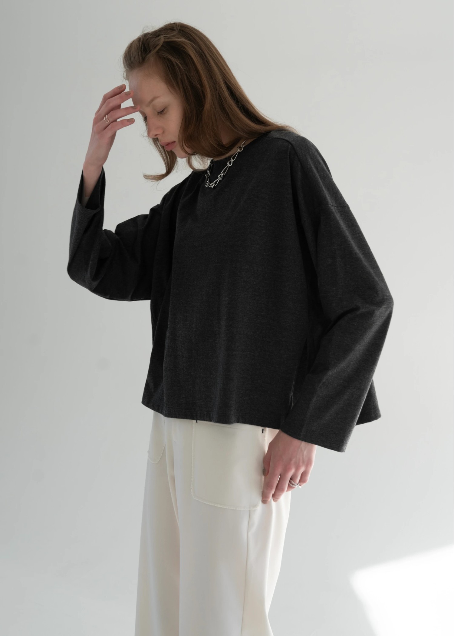 compact side cut generous long T