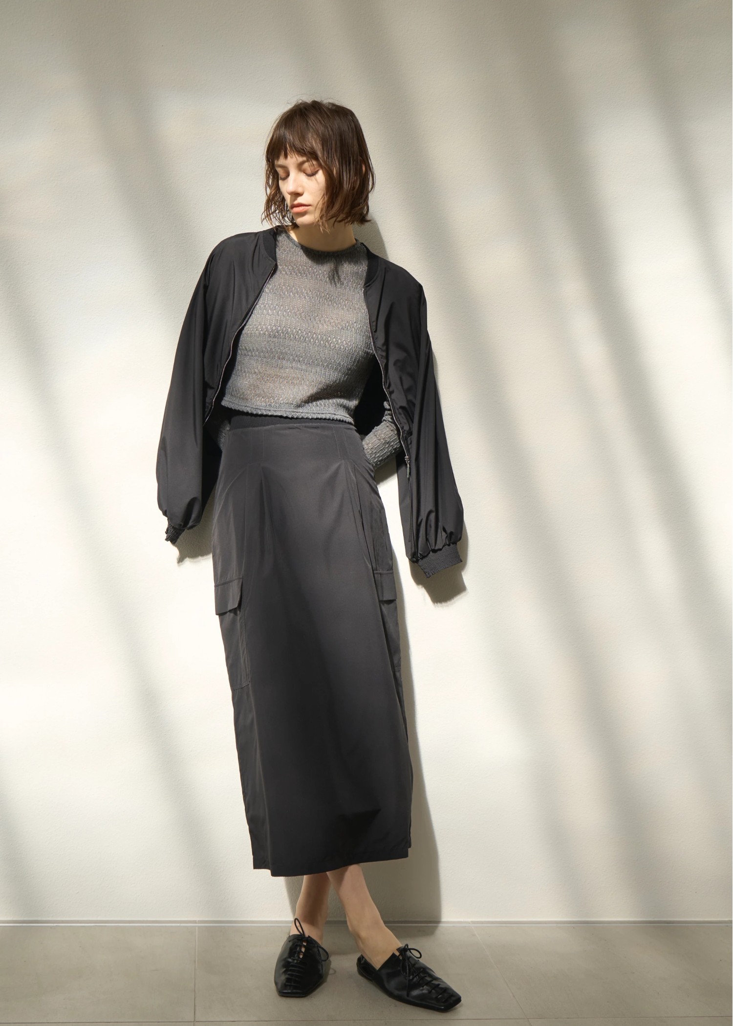 openwork cropped cut sew tops