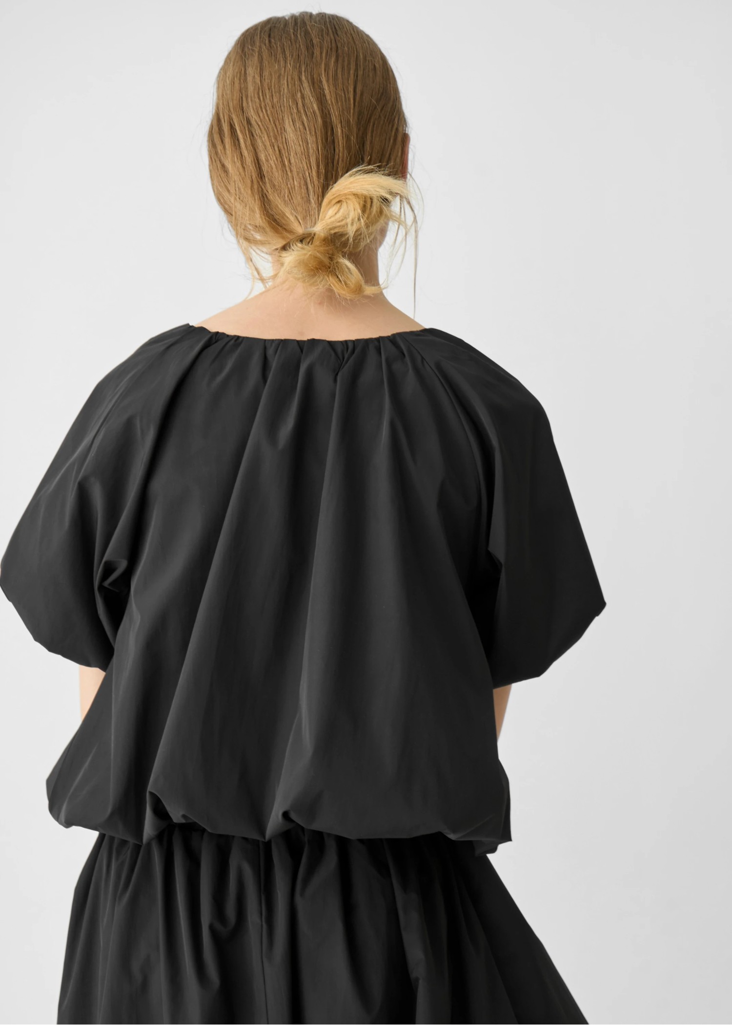 flightily balloon half sleeve tops