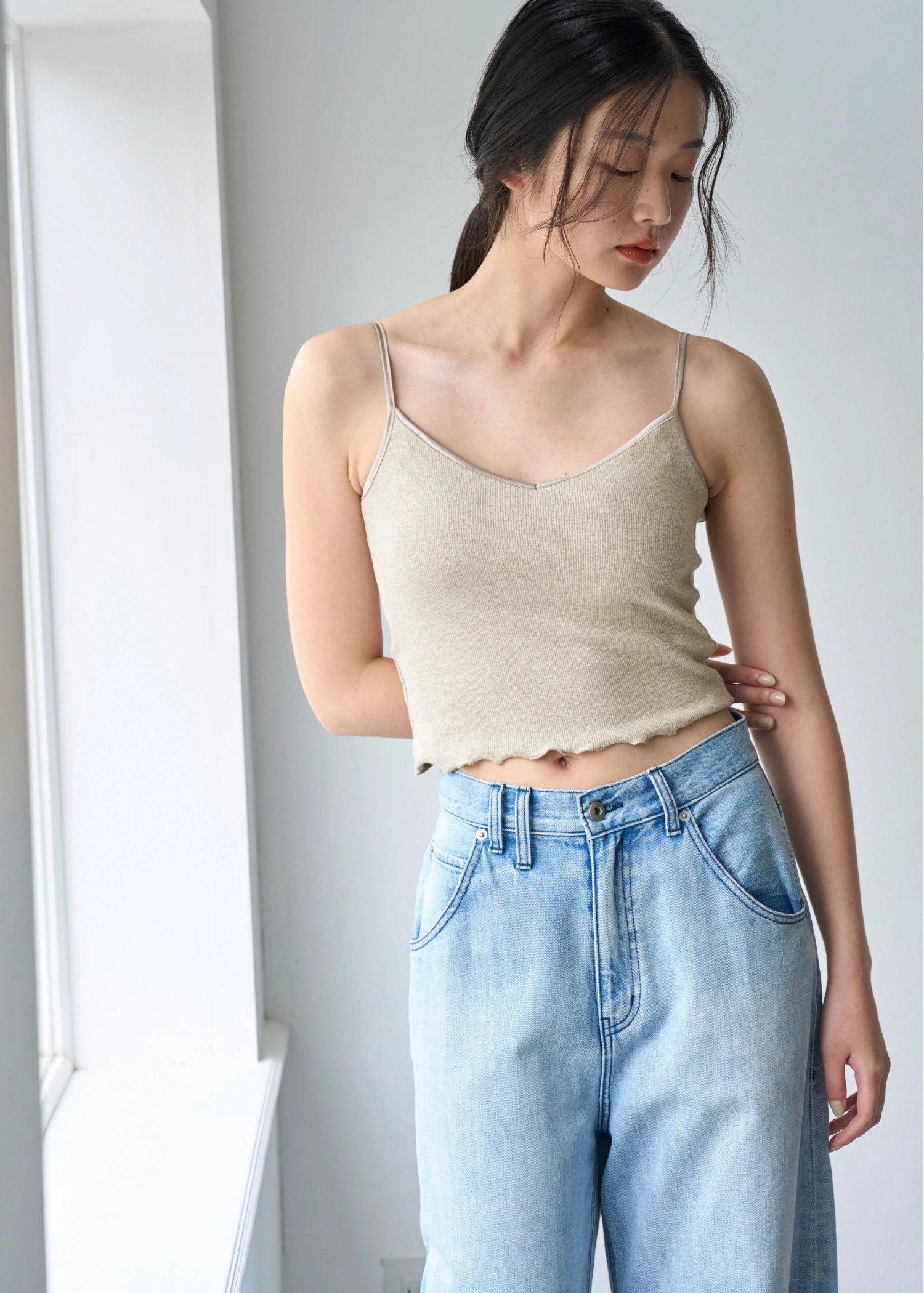 back deep open cup in cami