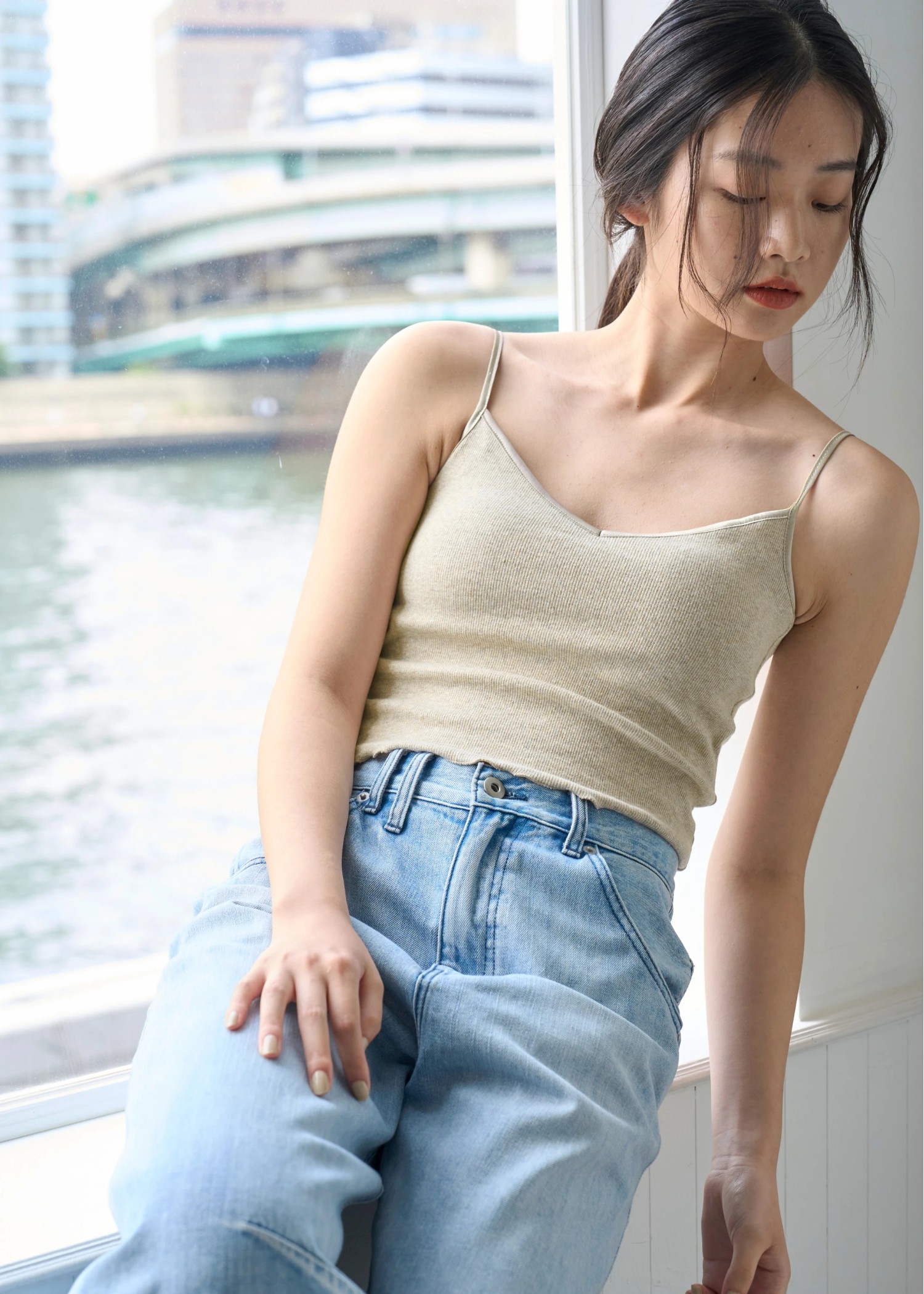 back deep open cup in cami