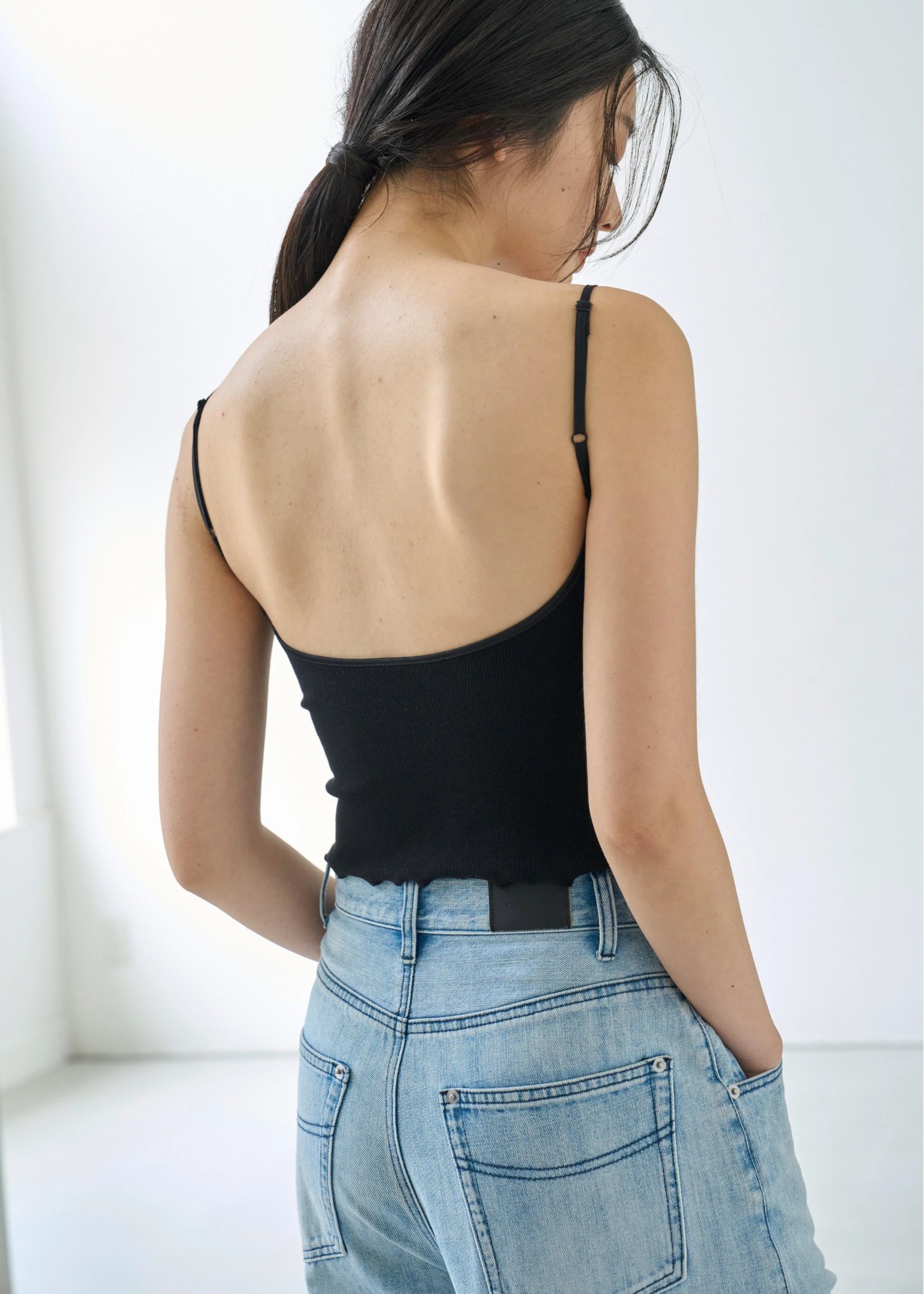 back deep open cup in cami